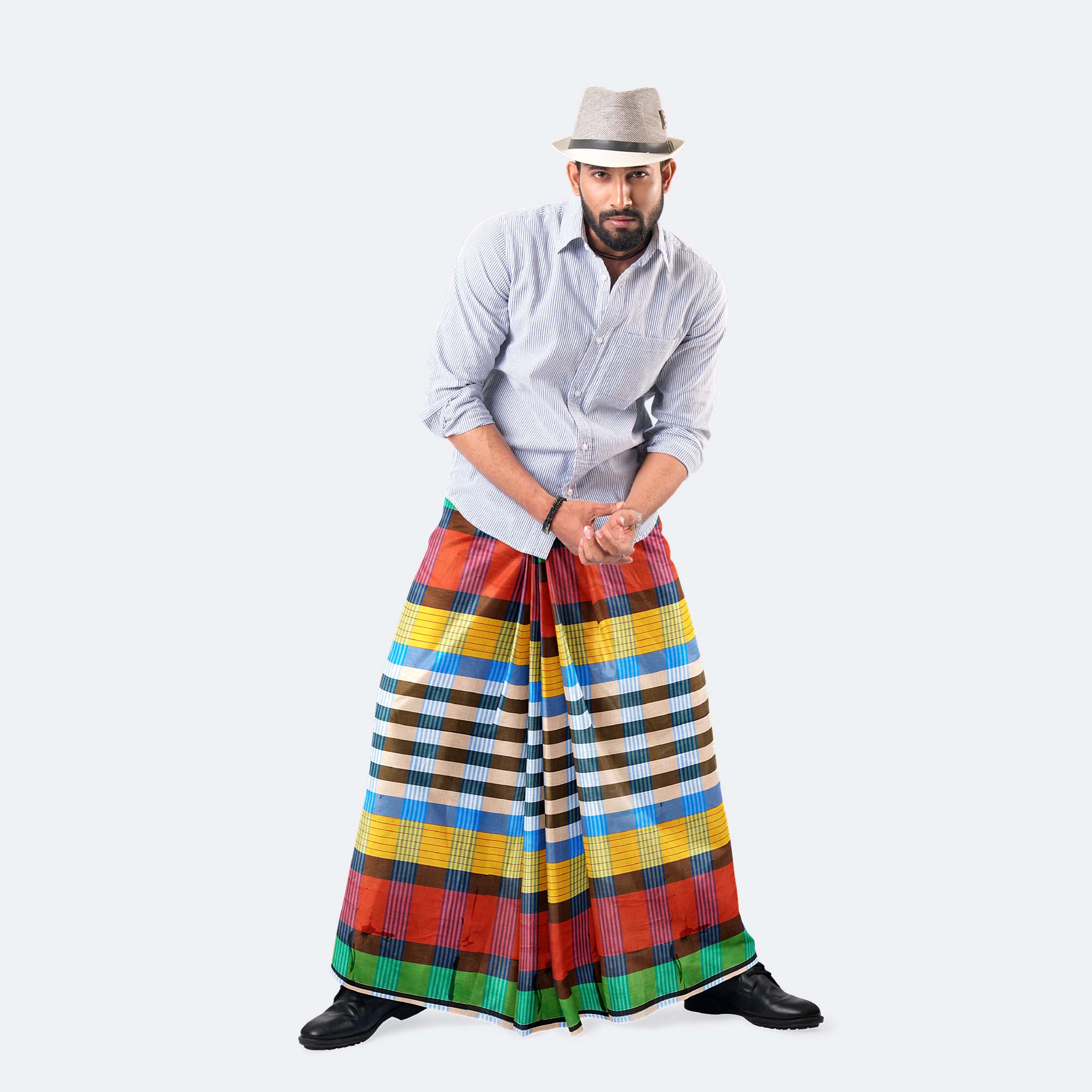 Classic Multicolor Check Lungi - Torongo