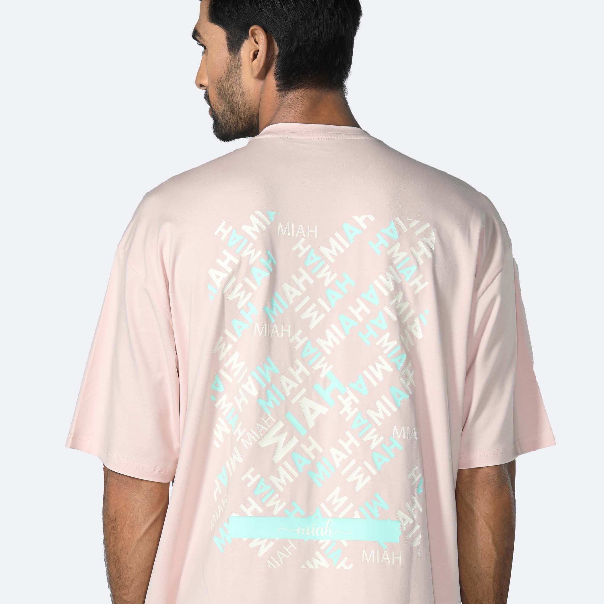 Men’s Oversized Knit T-Shirt with Pocket