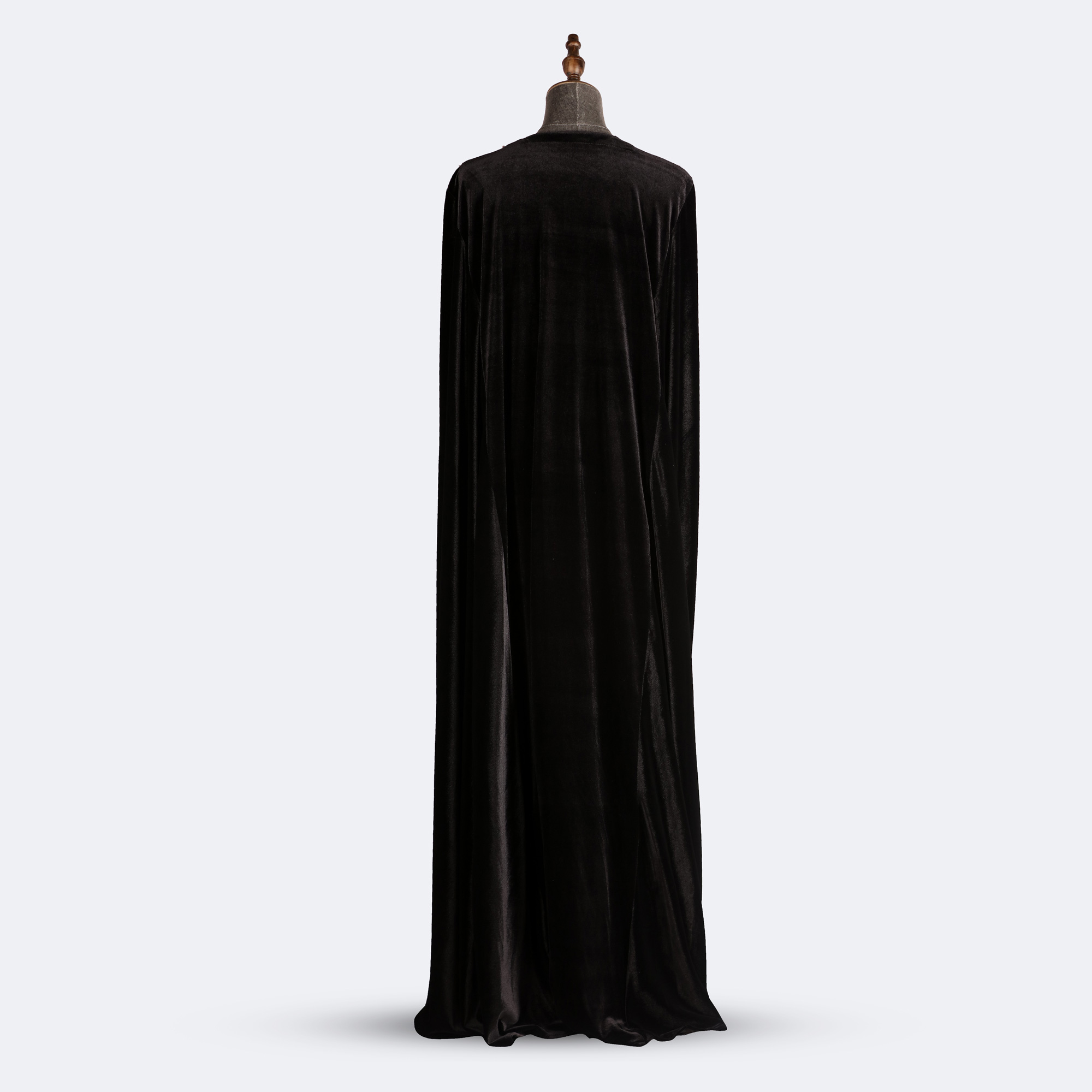 Stylish Floral Velvet Abaya