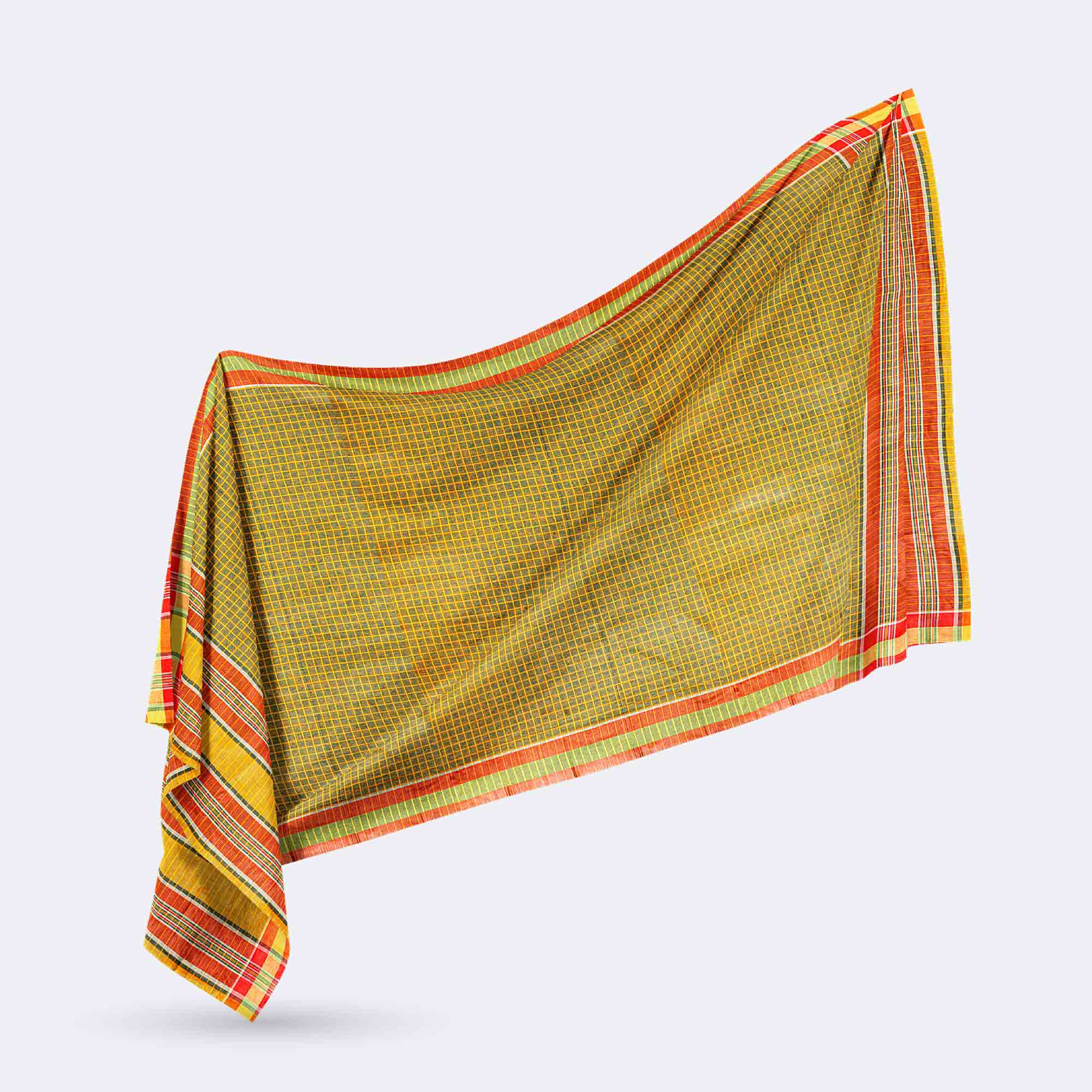 Yellow color Cotton Gamcha - Top Class