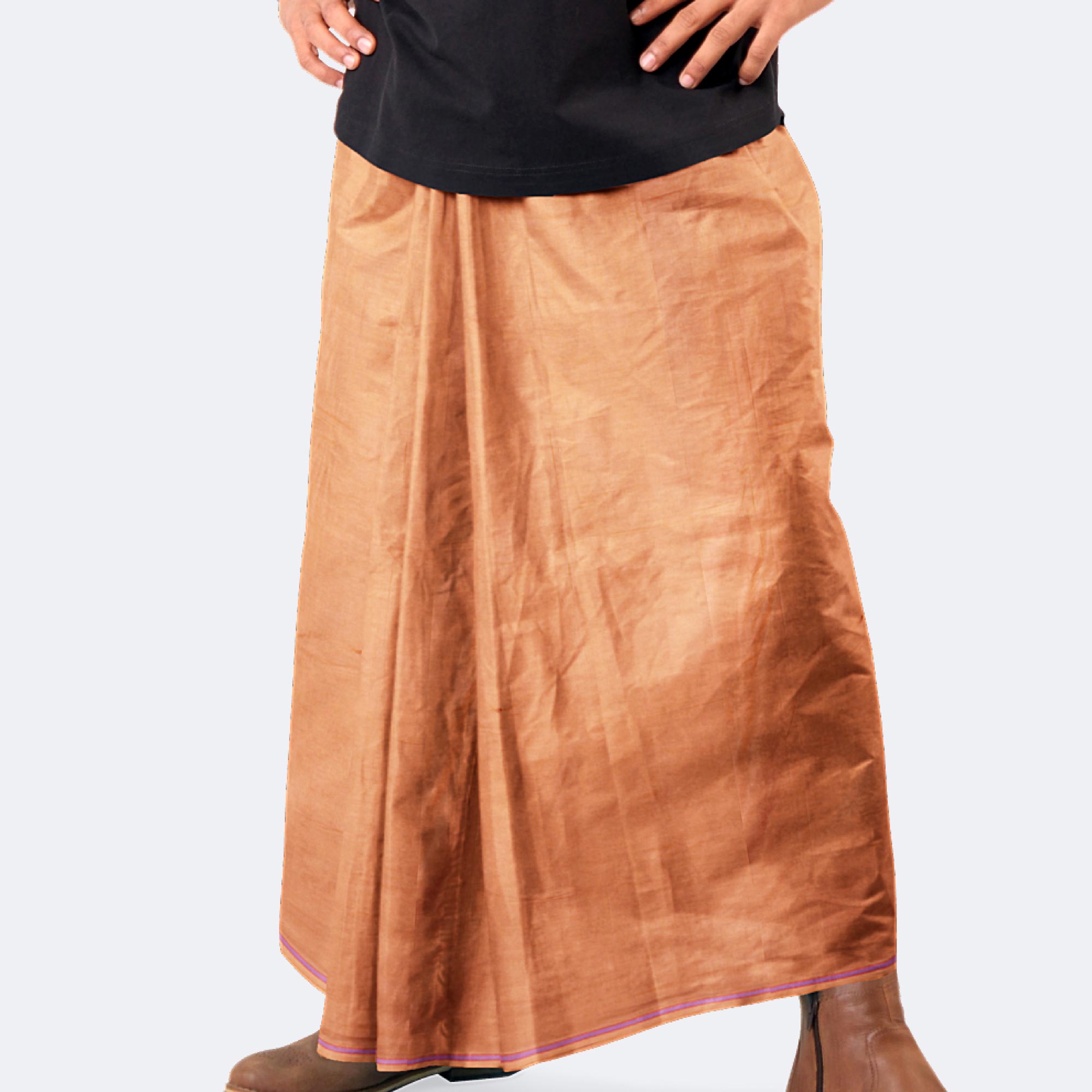 Solid Soft Color Cotton Lungi - Apurbo