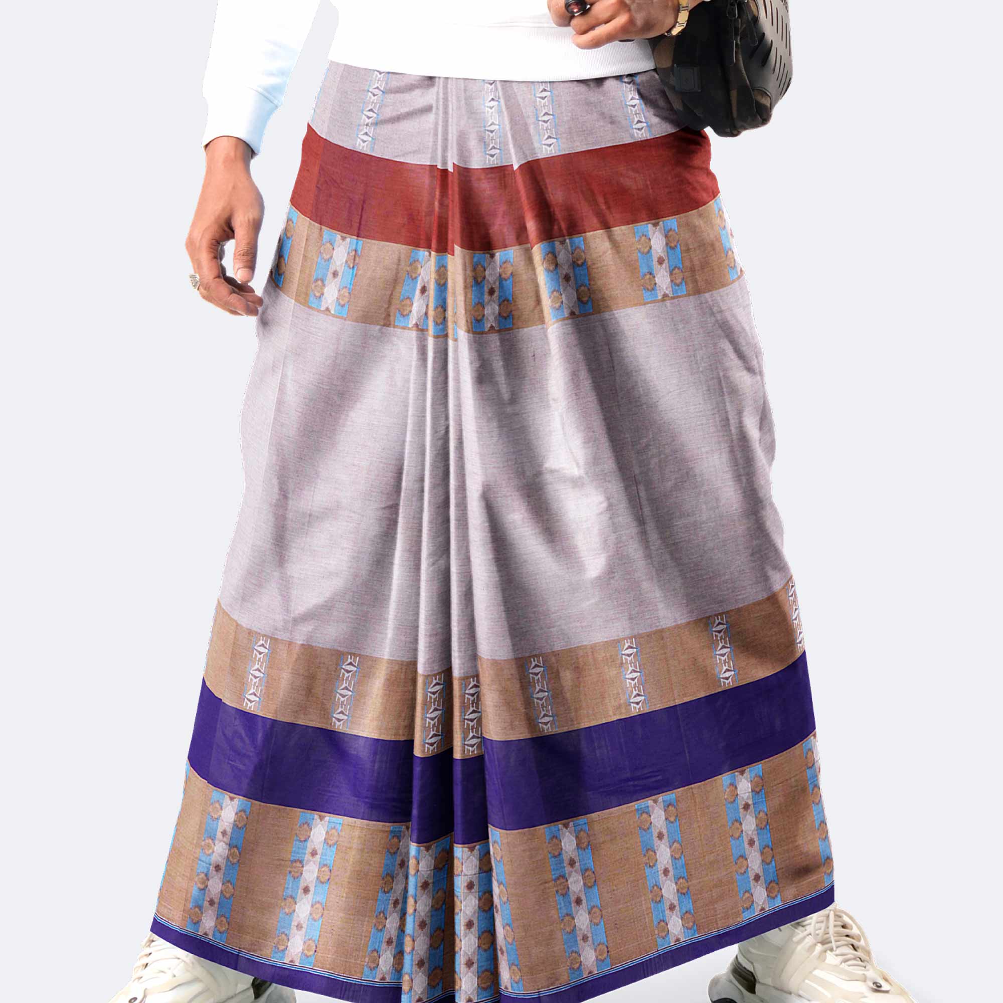Men’s Superior Comfort Jacquard Cotton Lungi - Bektitto