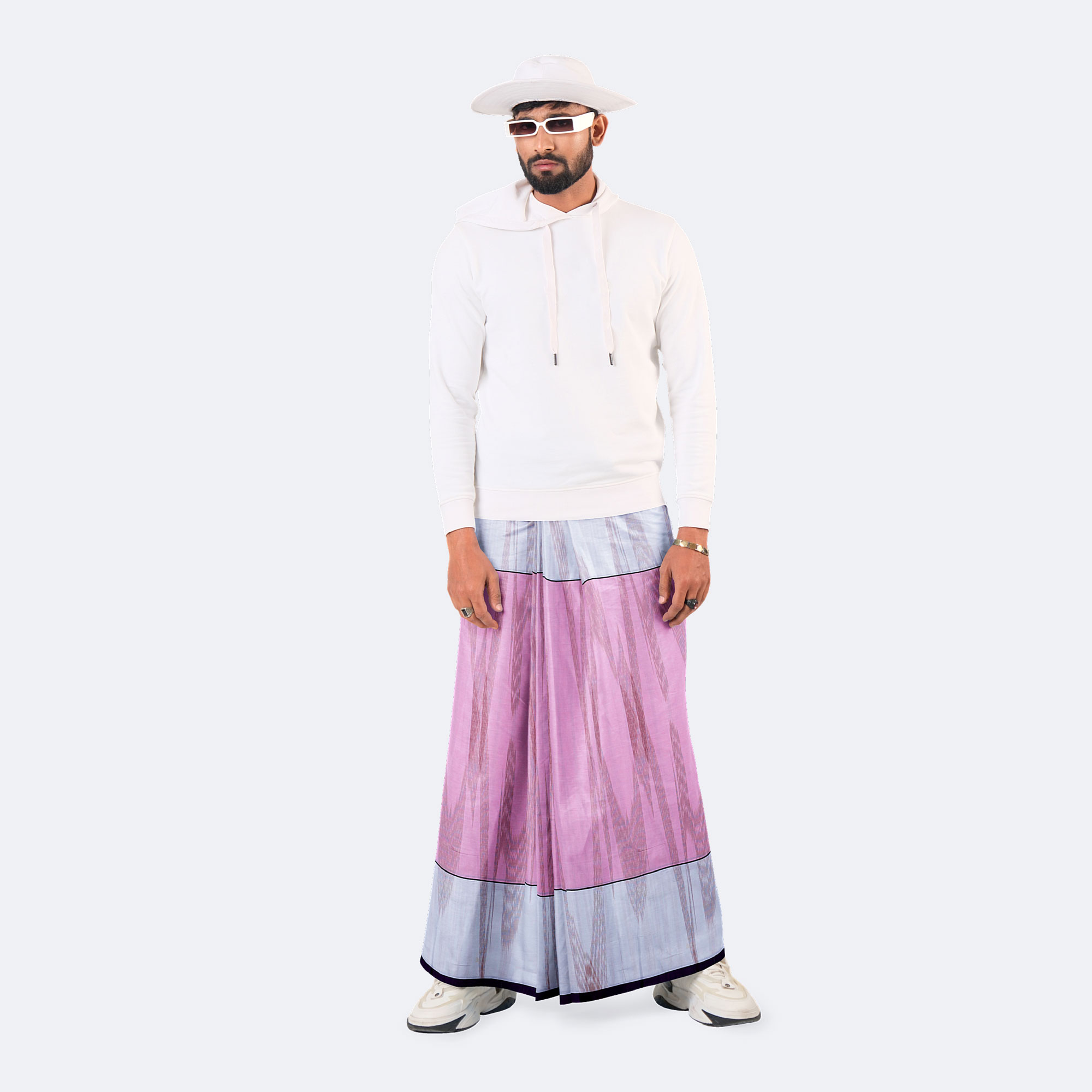 Rose Mist Lungi - Borno Mala