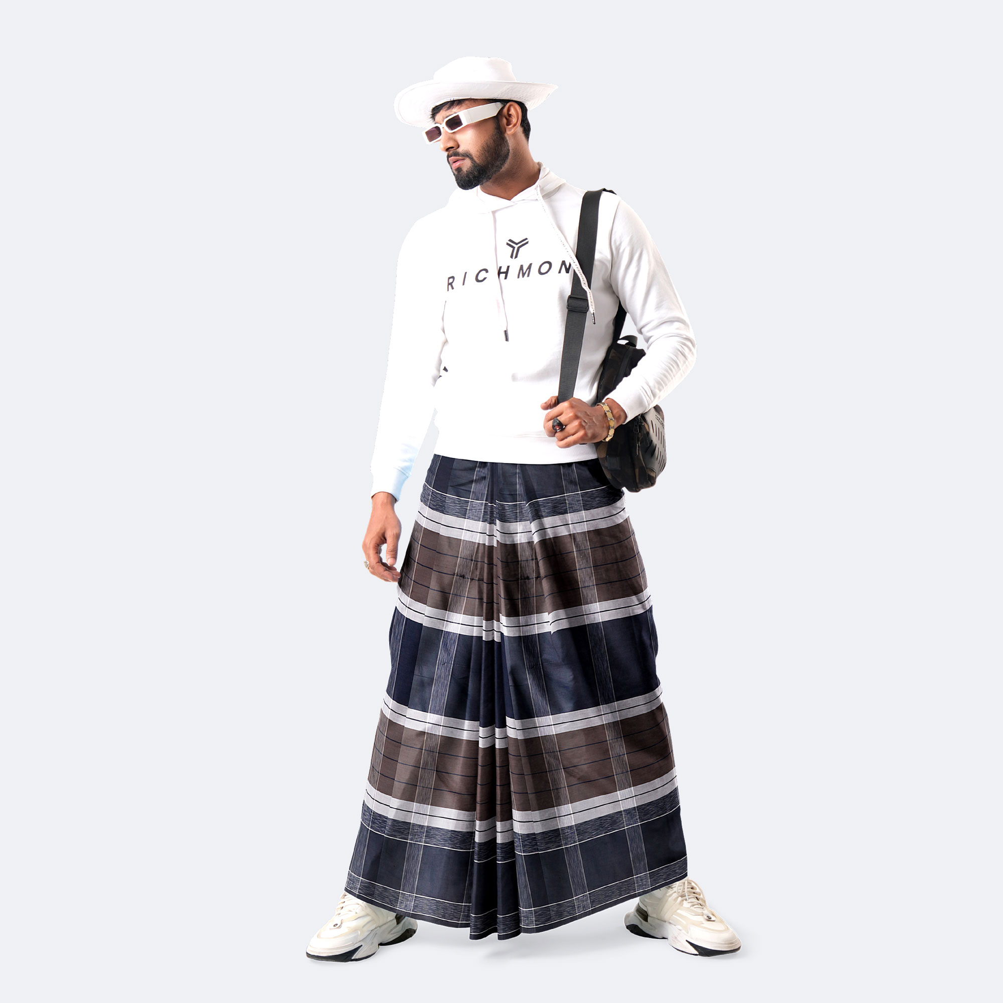 Men's Multicolor Lungi - Crown