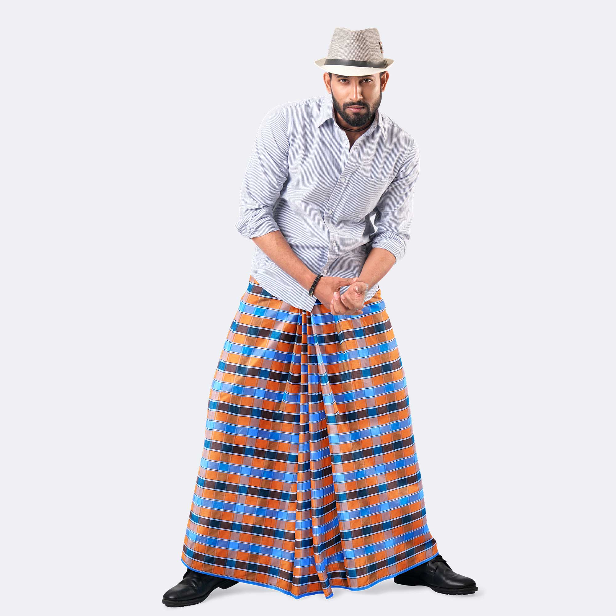 Coffee Line Classic Lungi - Megh Mala