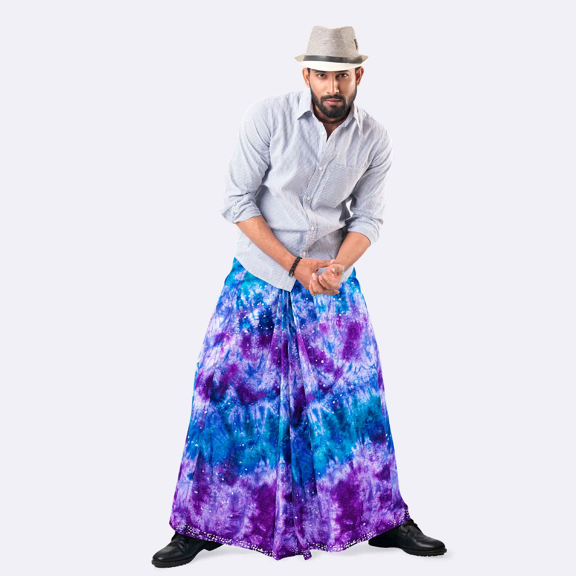 Galaxy Splash Lungi - Modhumoti