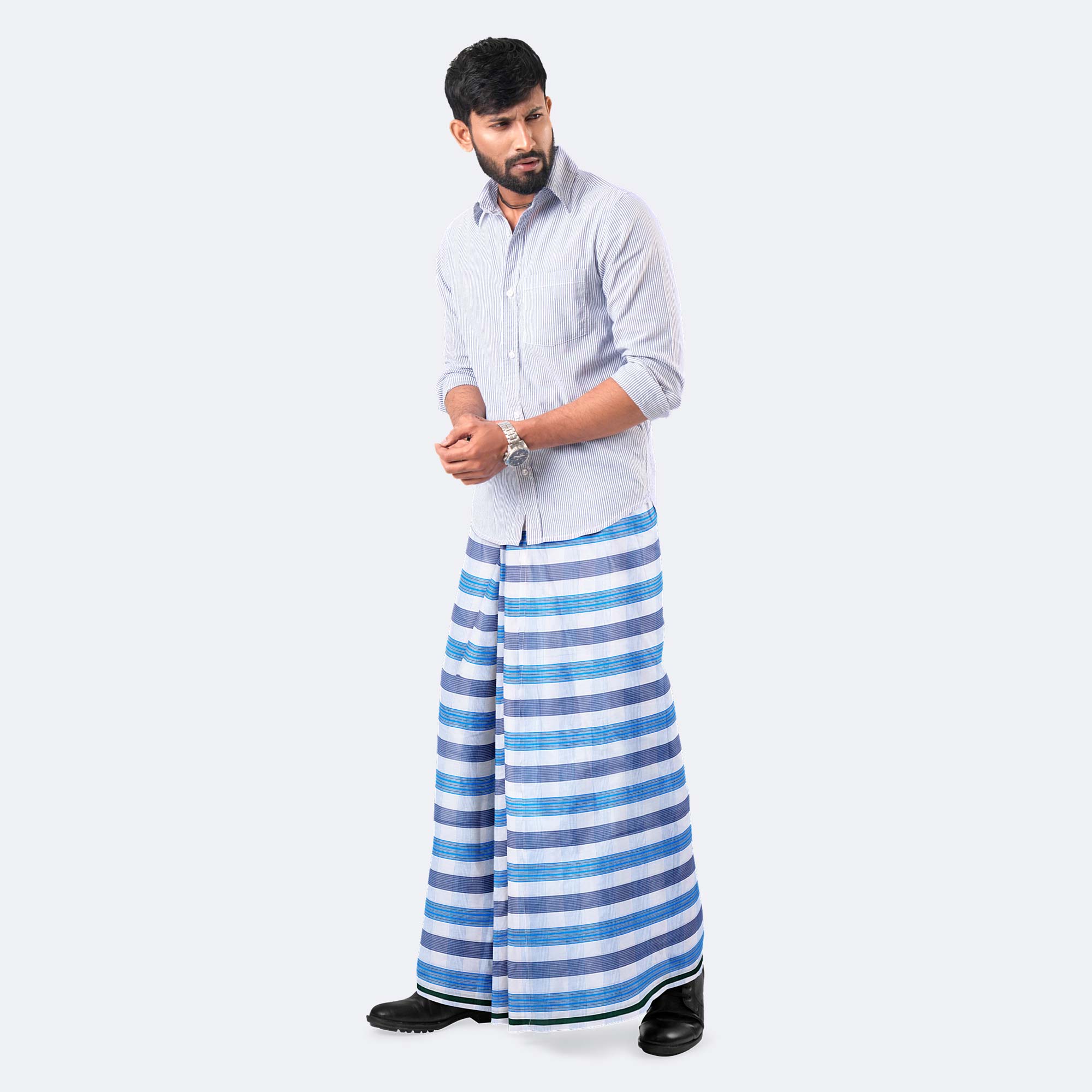 Cotton Stitched Lungi - Torongo