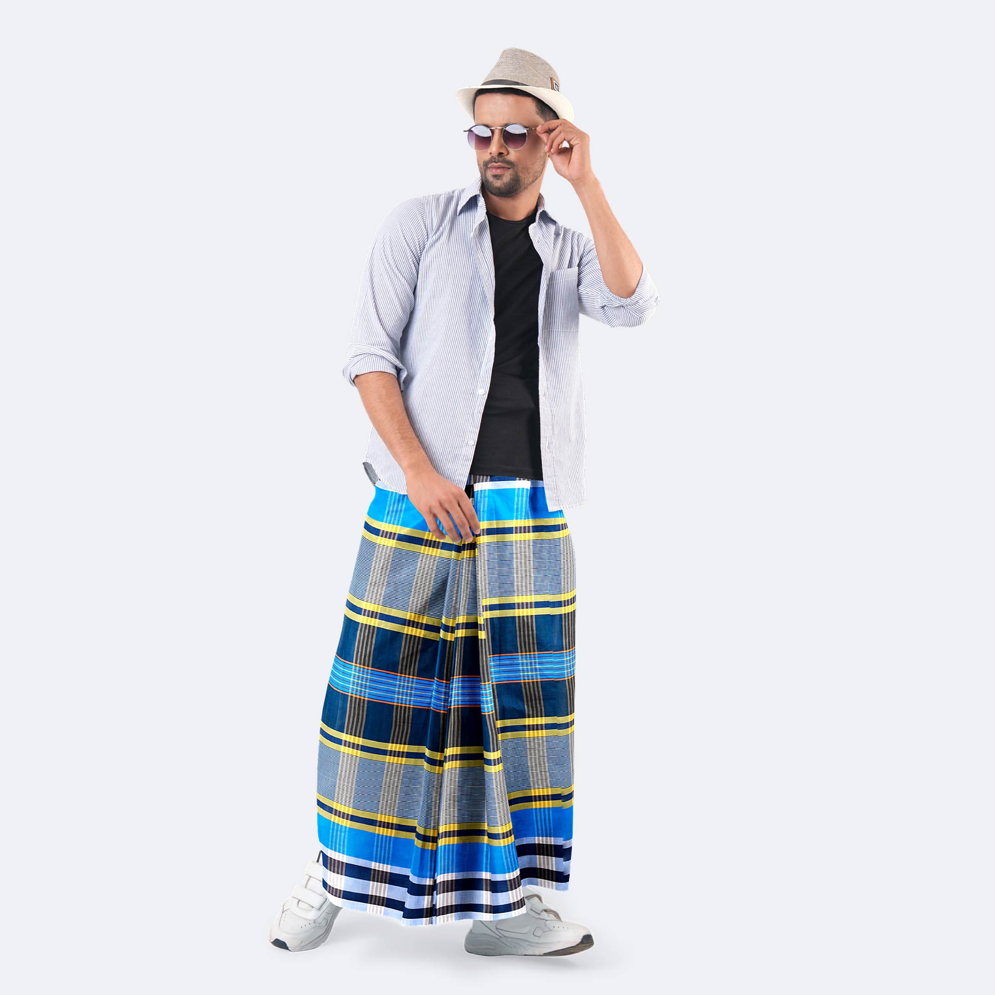 Multicolor Stripe Design Lungi - Torongo