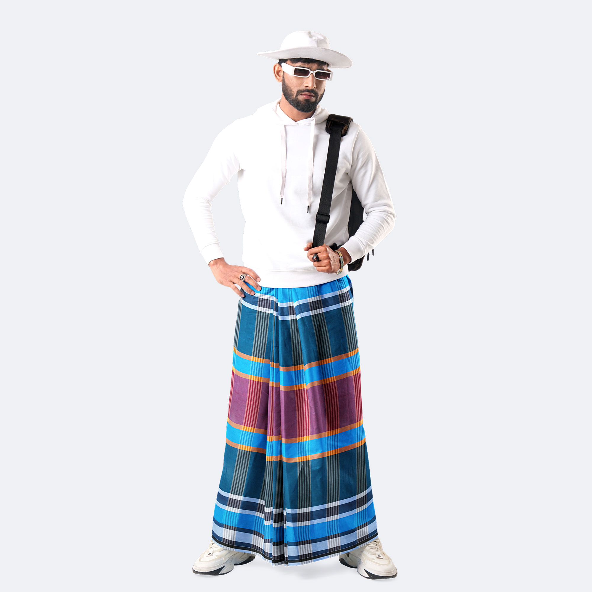 Men’s Soft Stripe Pattern Lungi - Torongo
