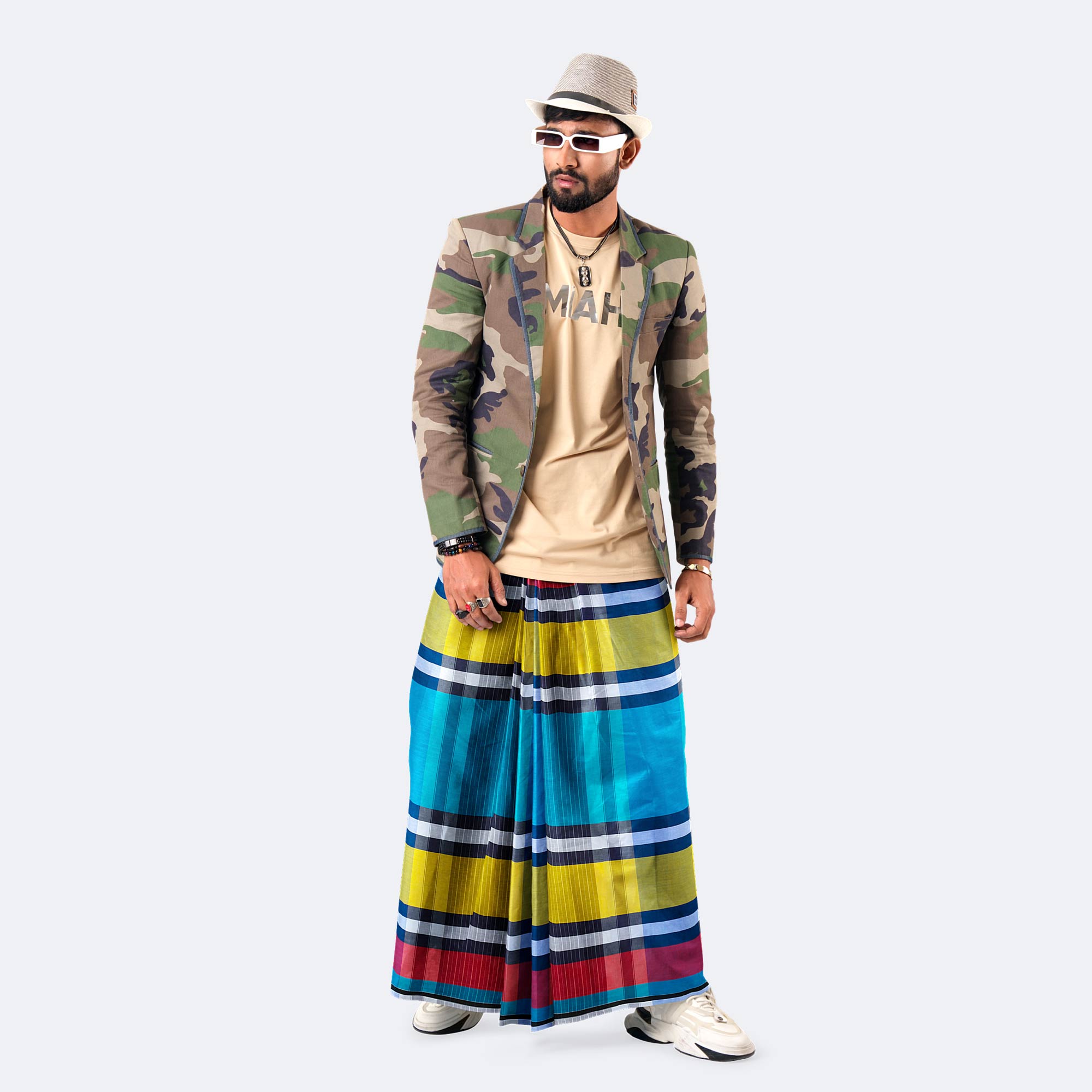 Men’s Stripe Pattern Lungi - Torongo