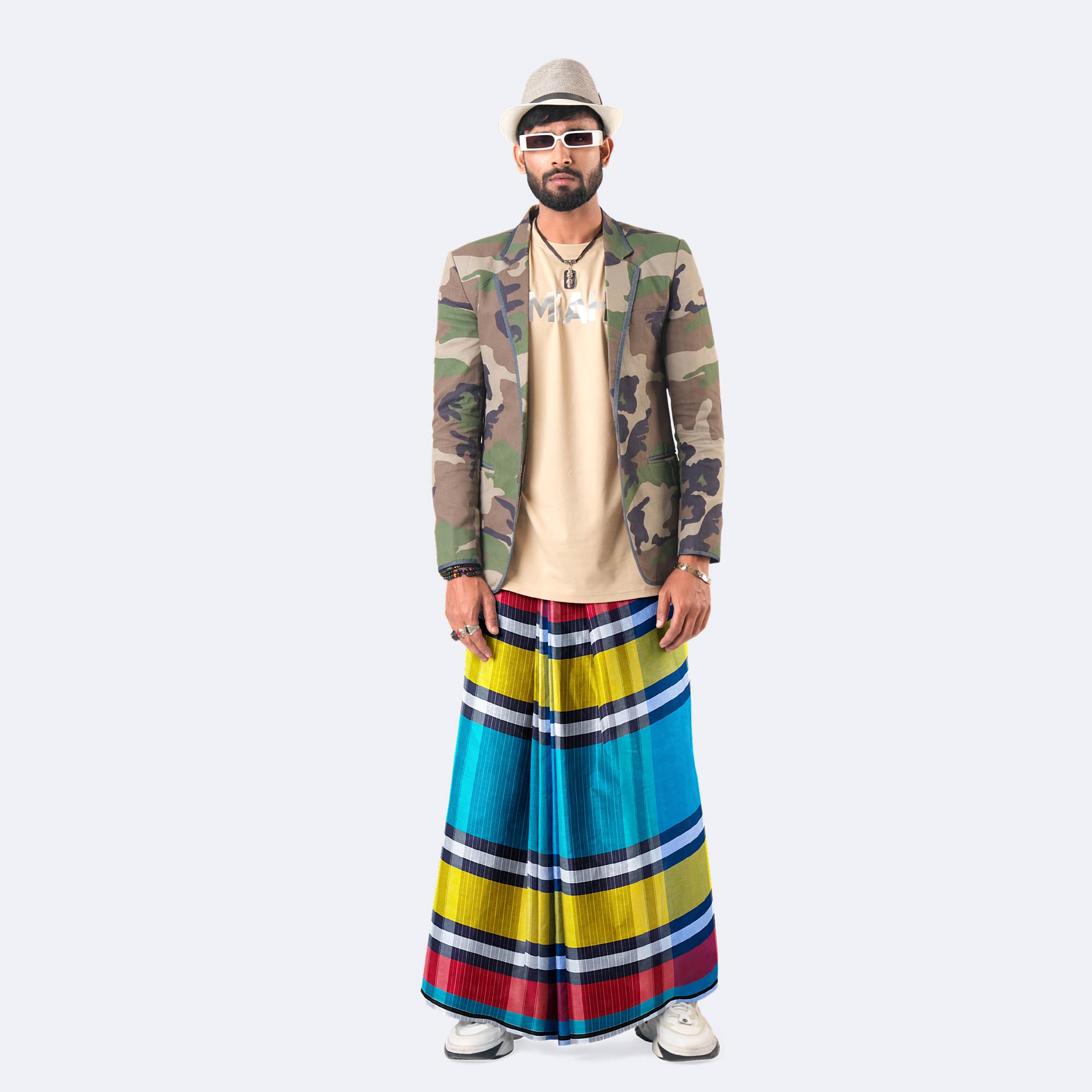 Men’s Stripe Pattern Lungi - Torongo