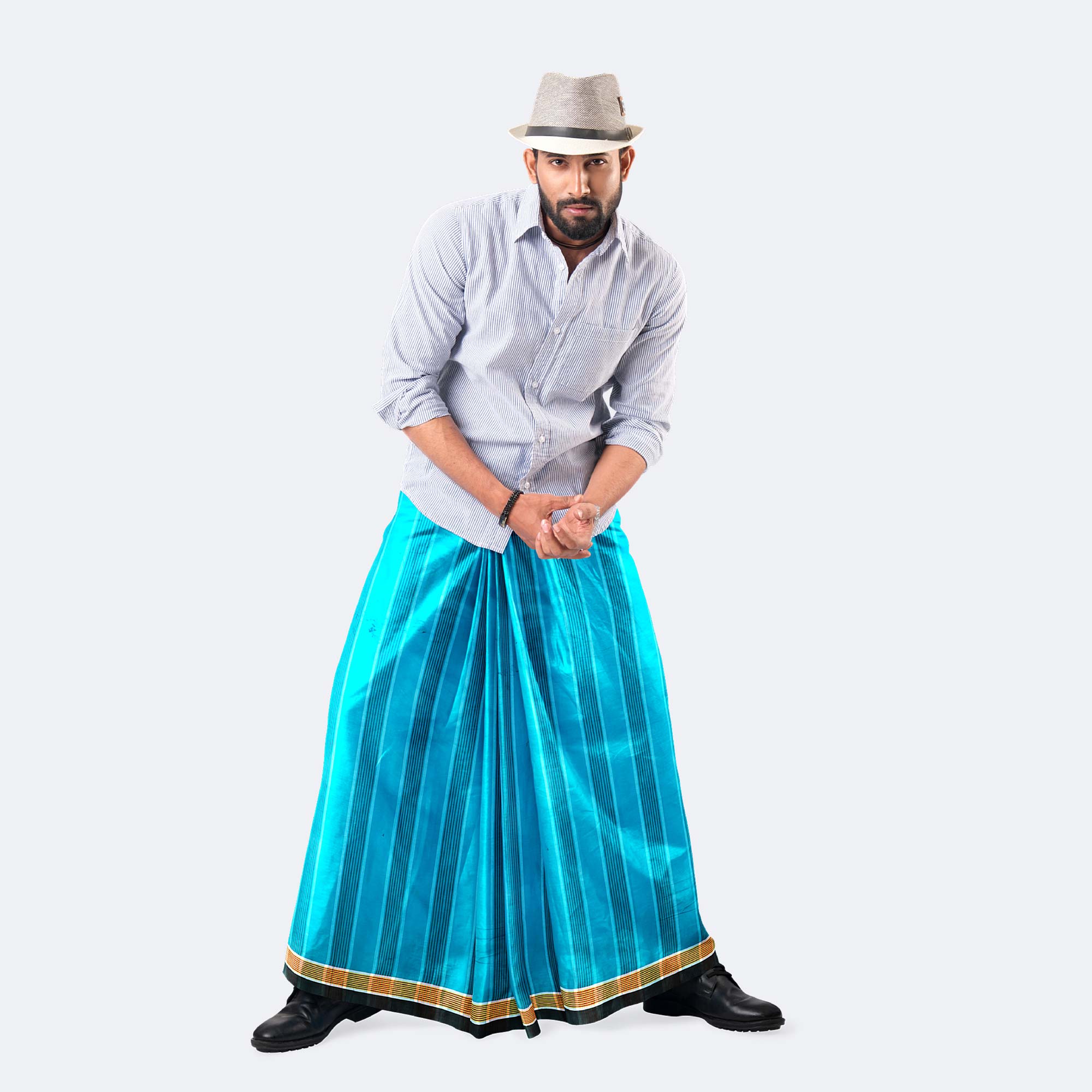 Paste Color Stripe Lungi - Showkhin