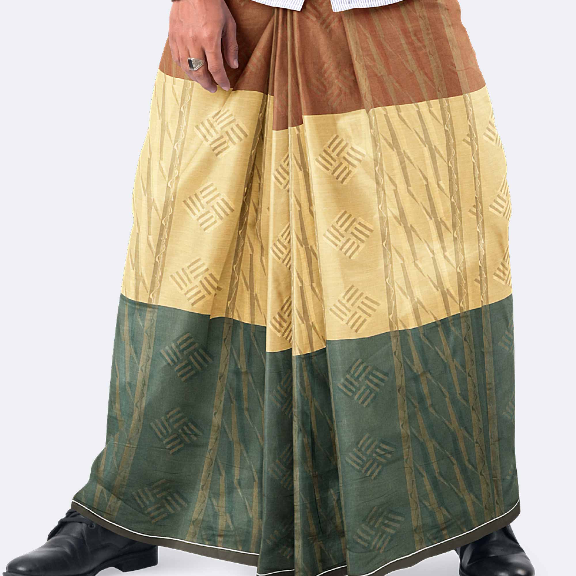 Multicolor Jacquard Pattern Lungi - Bikkhato