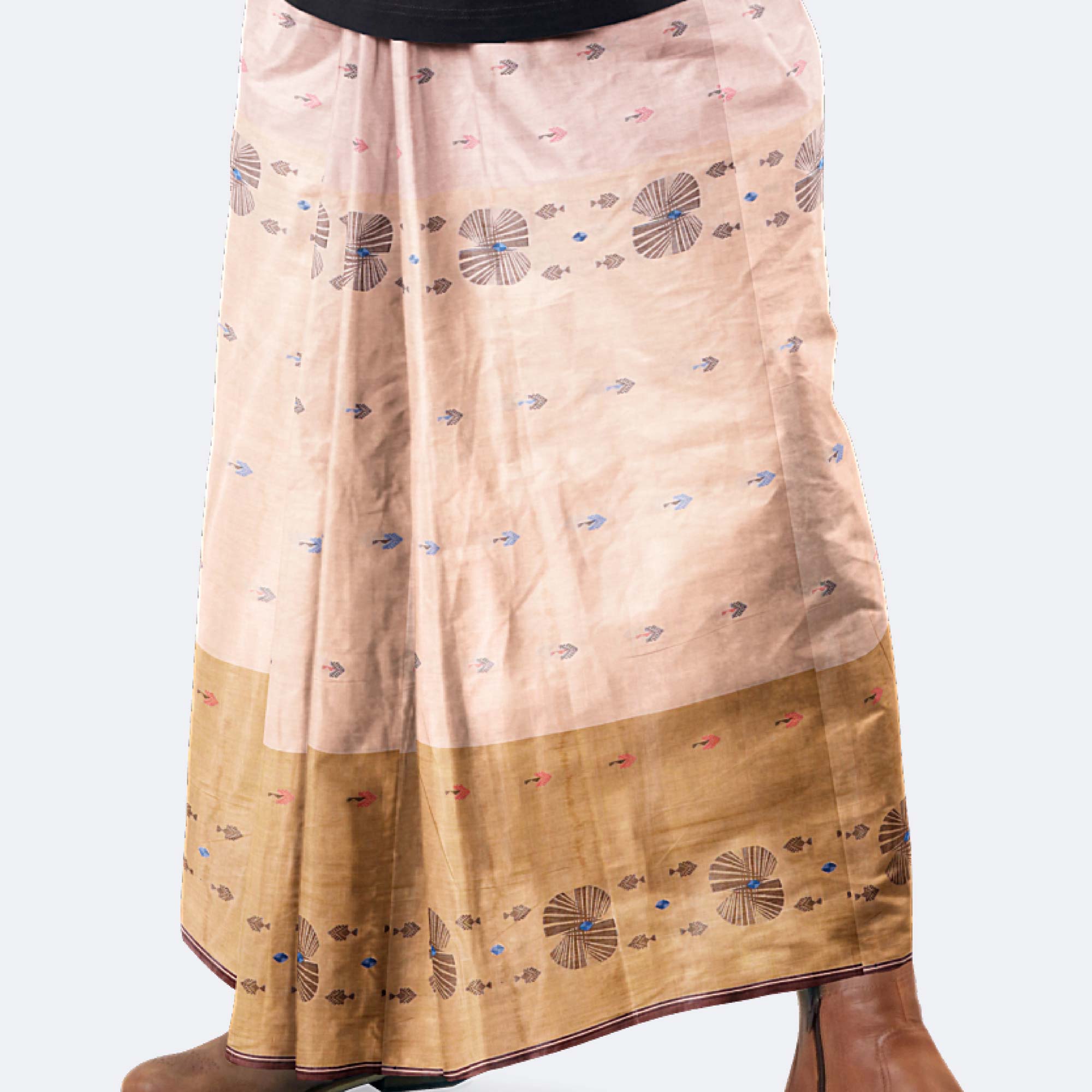 Soft Peach Color Lungi - Bektitto