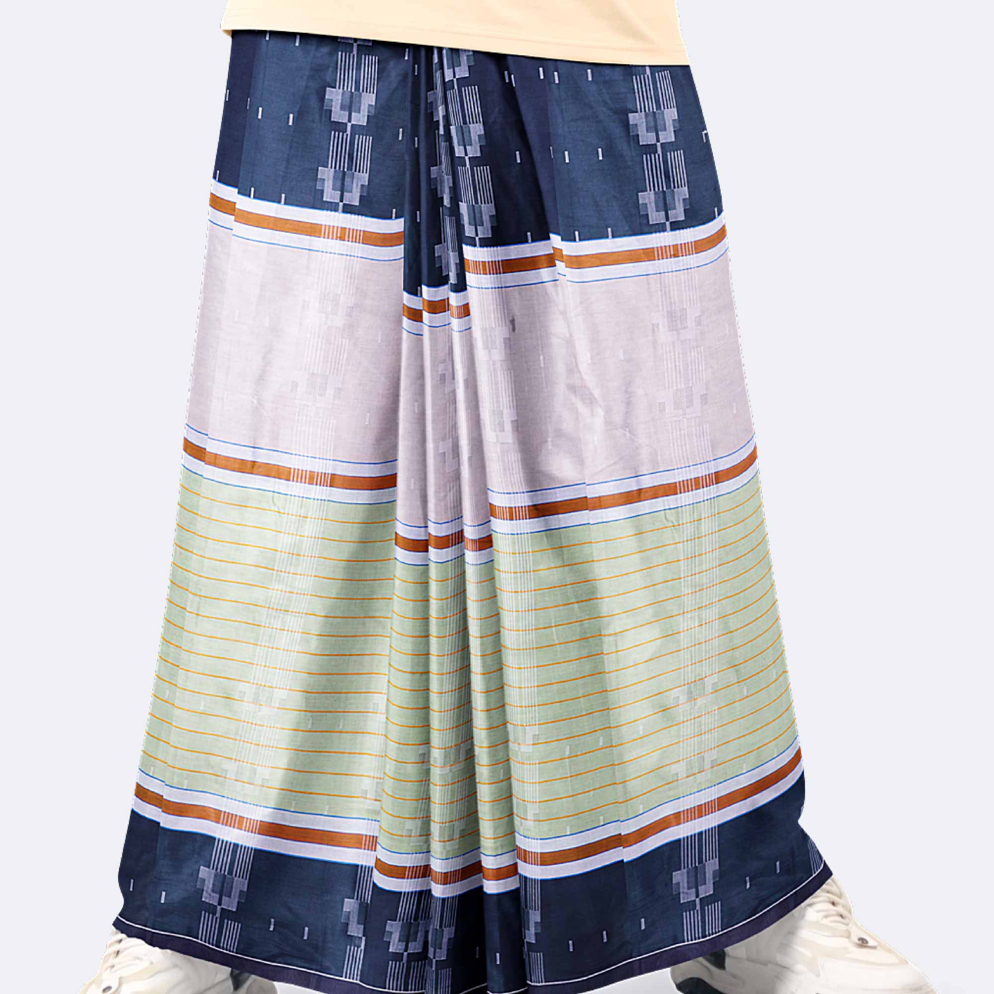 Tricolor Weave Lungi - Nandonik