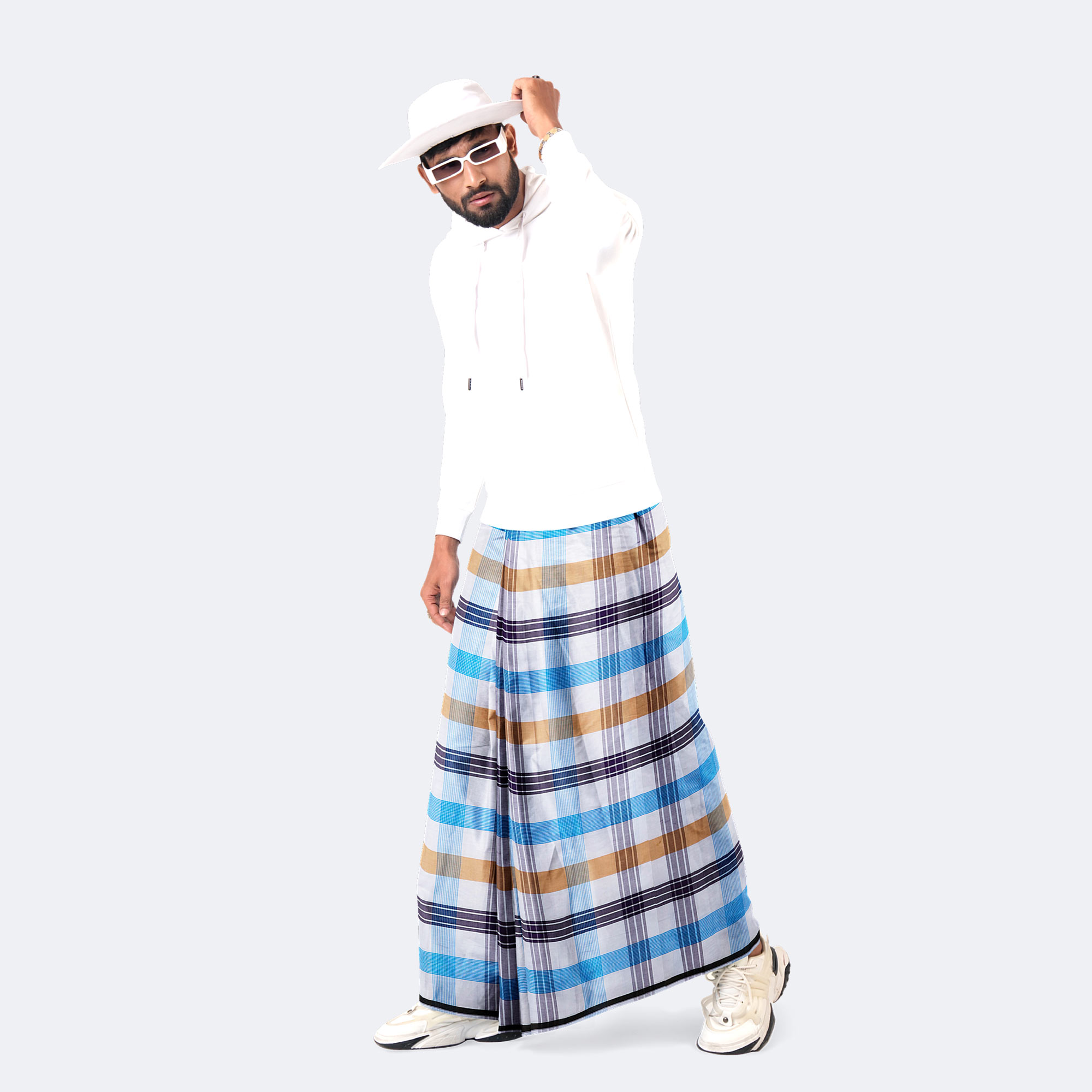 Multicolor Check Lungi - Showkhin