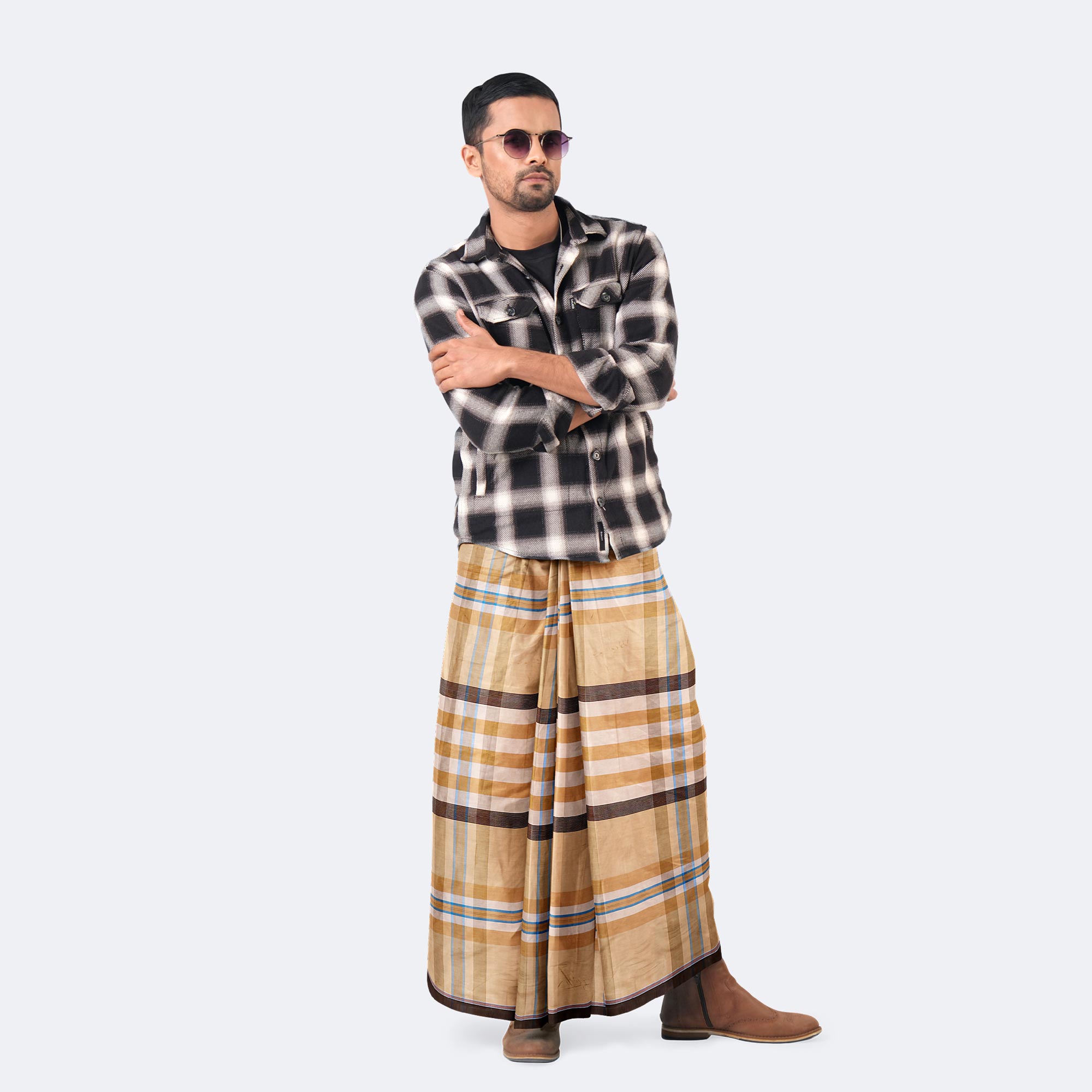 Multicolor Check Lungi – Showkhin