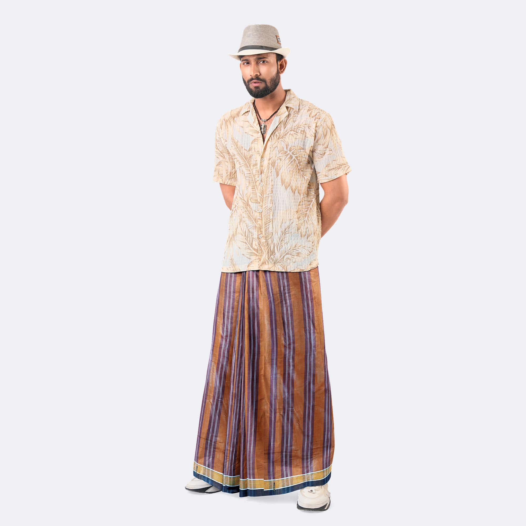 100% Cotton Soft & Comfortable Lungi - Showkhin