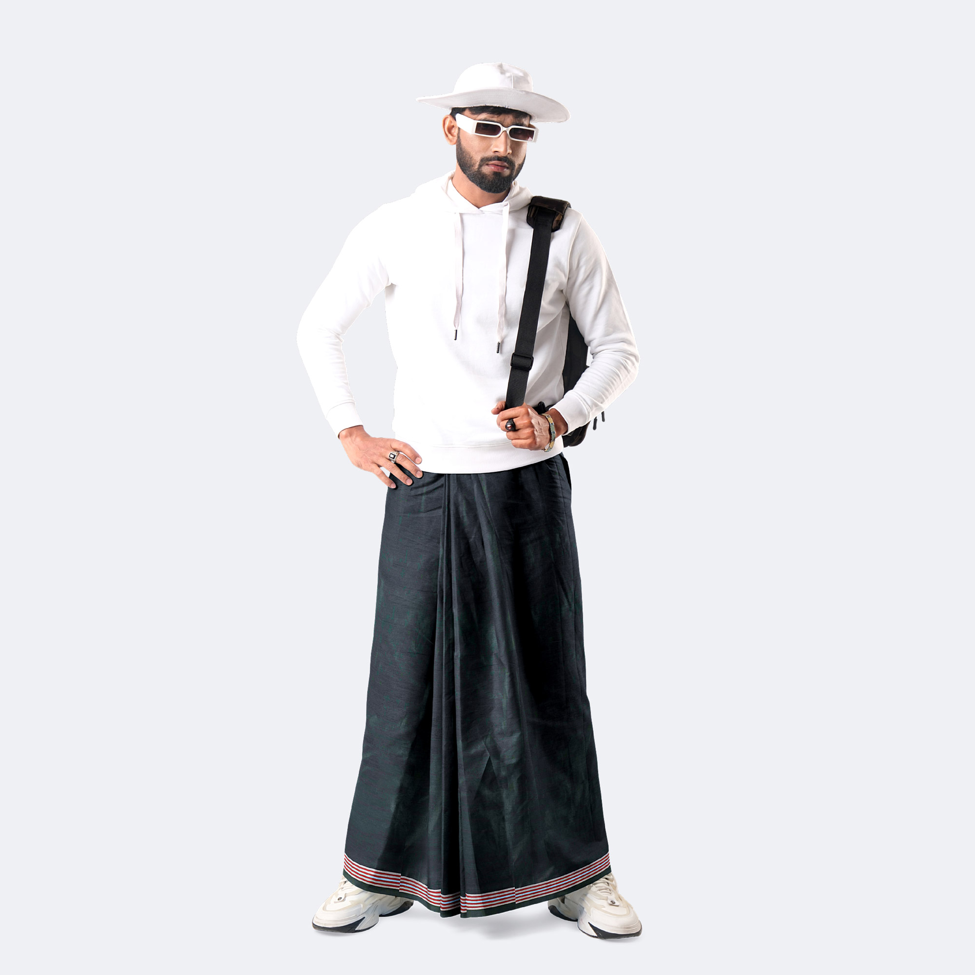 Men's Lungi Solid - Breathable & Durable - Showkhin