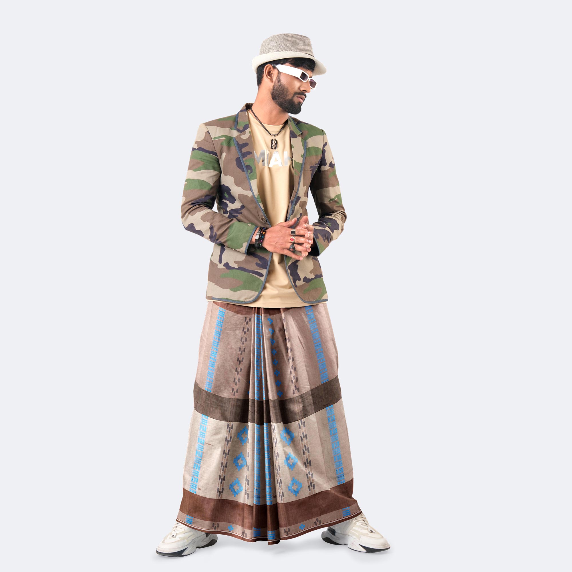 Men’s Durable & Elegant Jacquard Design Lungi - Bektitto