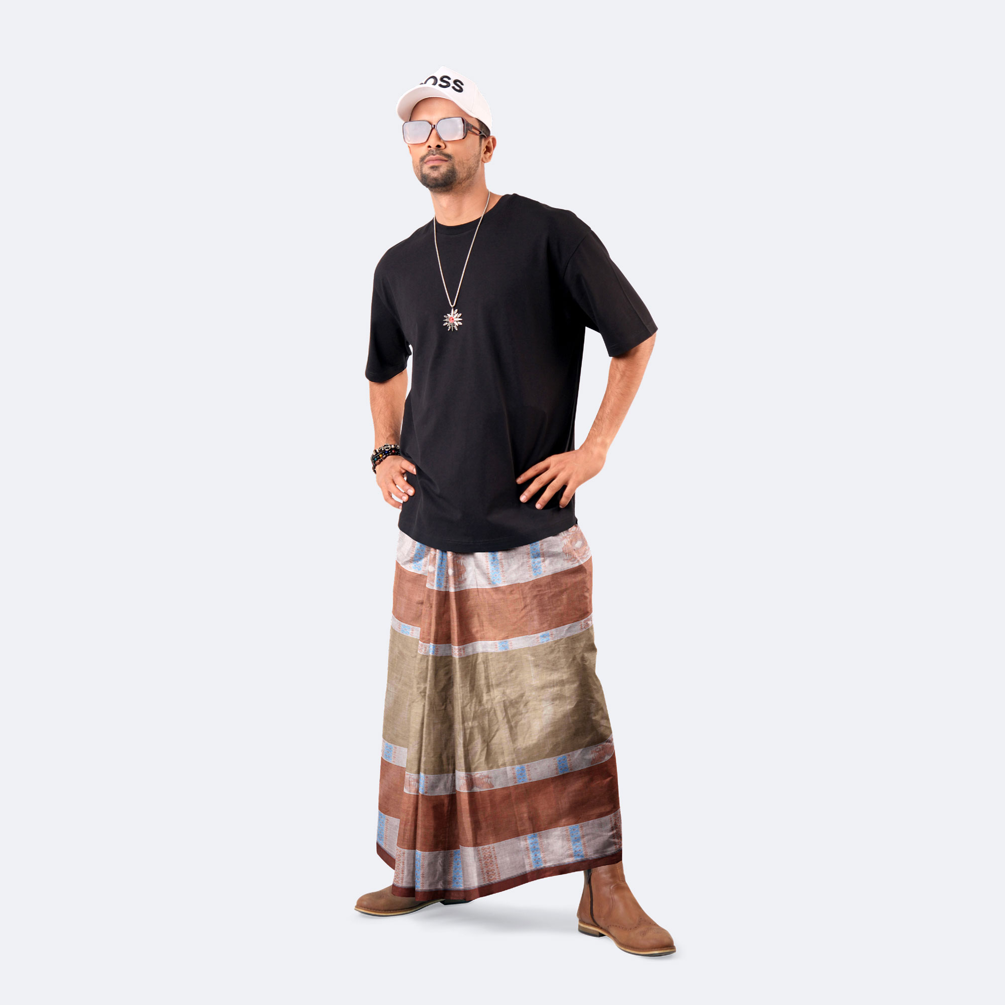 Classic Multicolor Jacquard Pattern Lungi - Bektitto