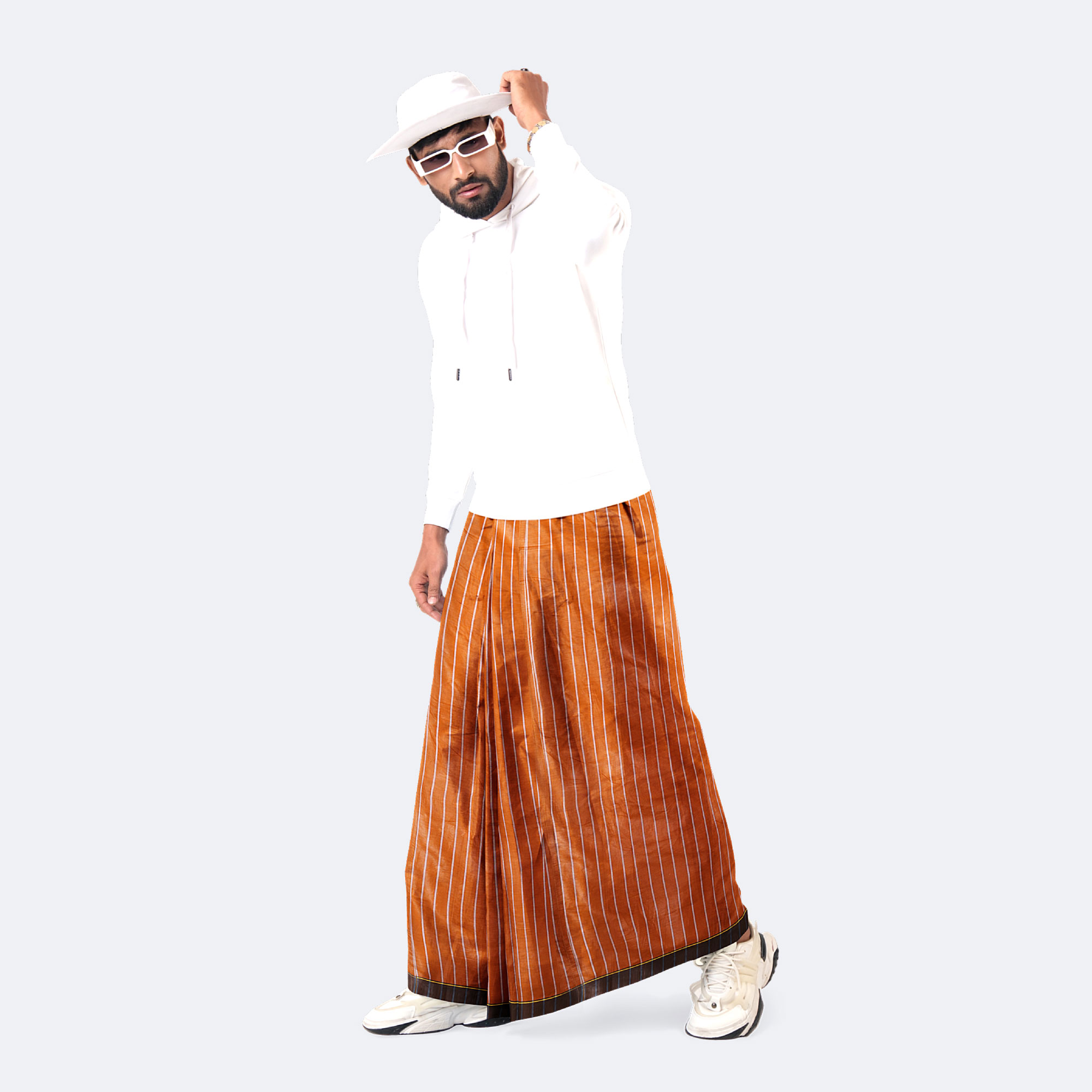 Cotton Stitched Lungi for Men - Onuvob