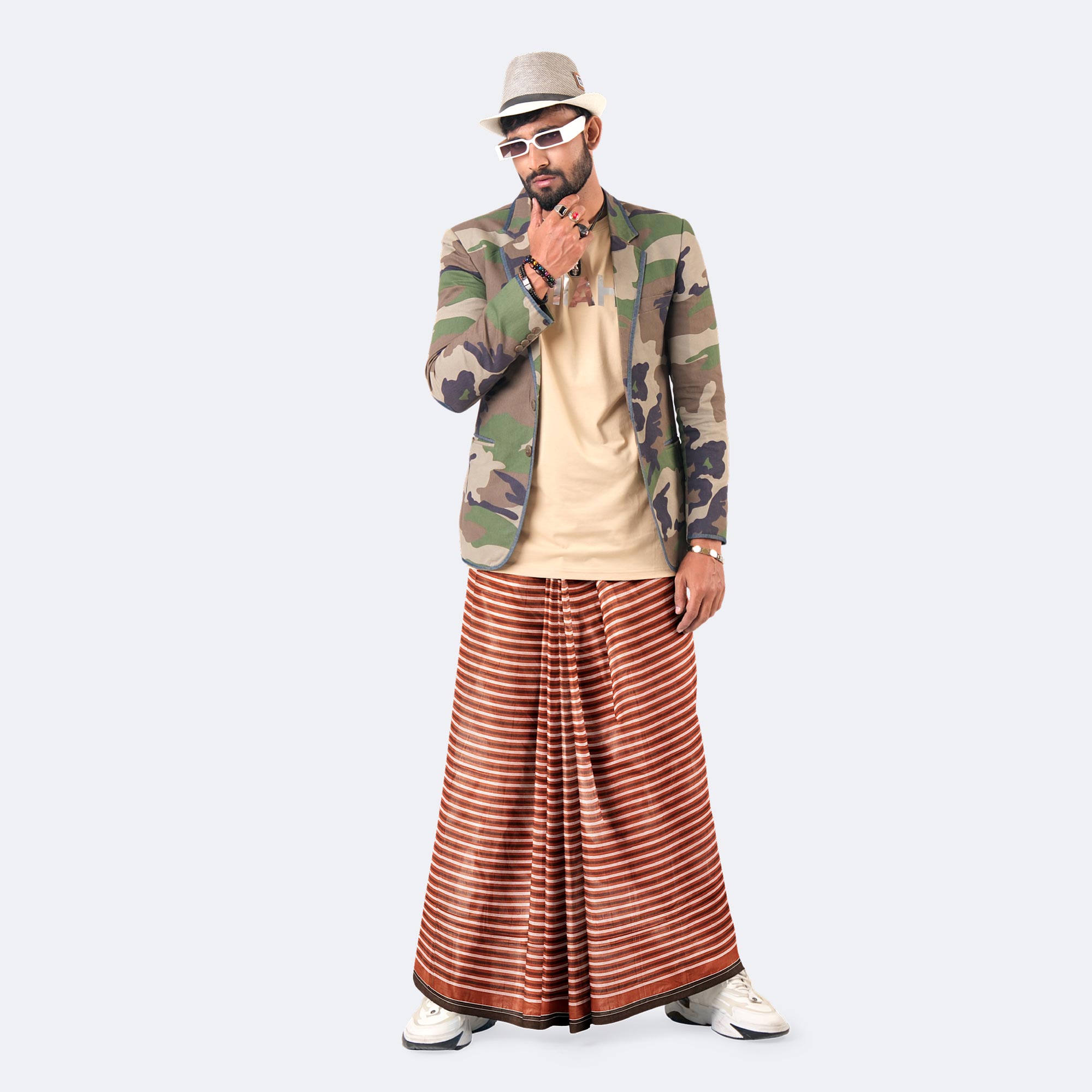 Traditional Men's Cotton Lungi - Onuvob