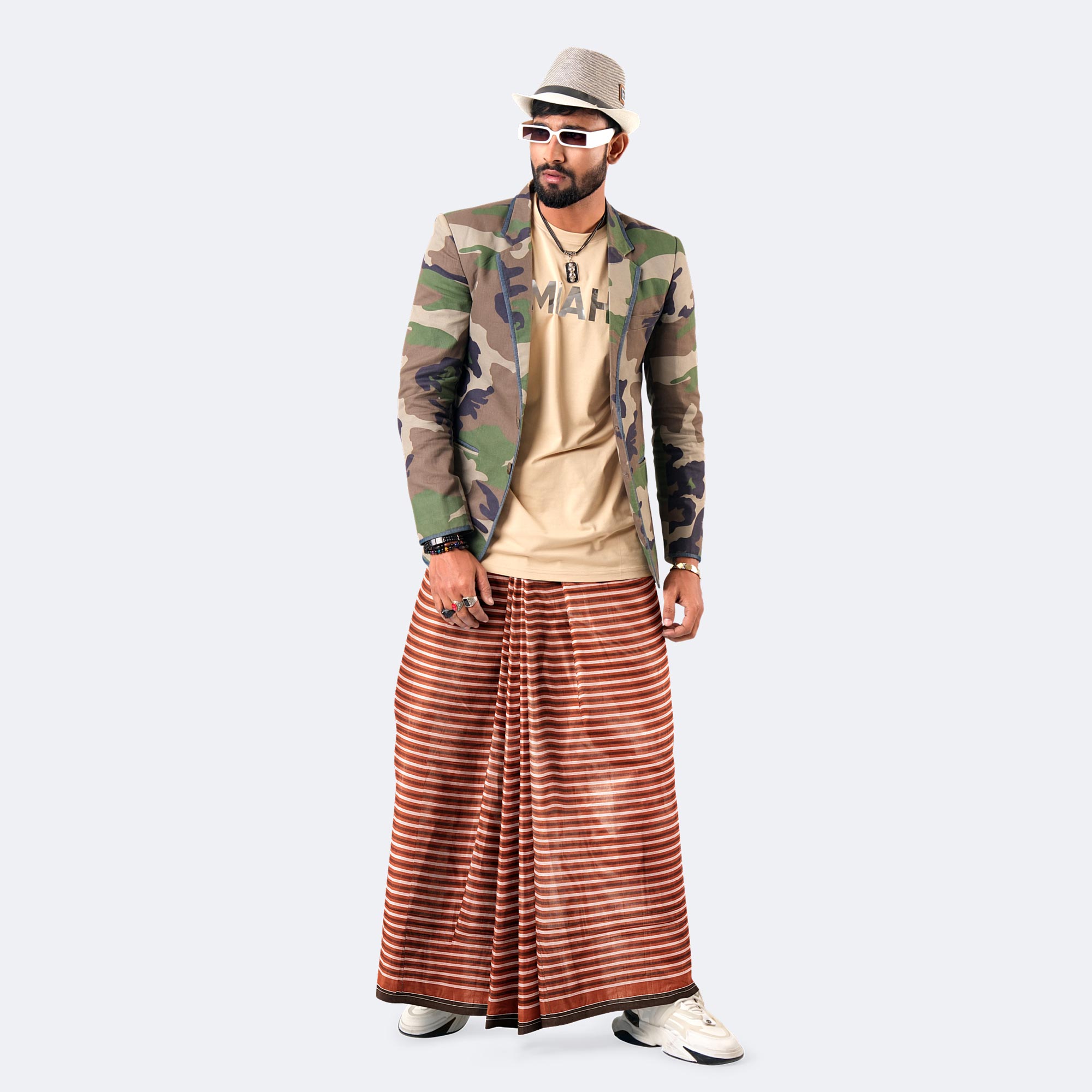 Traditional Men's Cotton Lungi - Onuvob