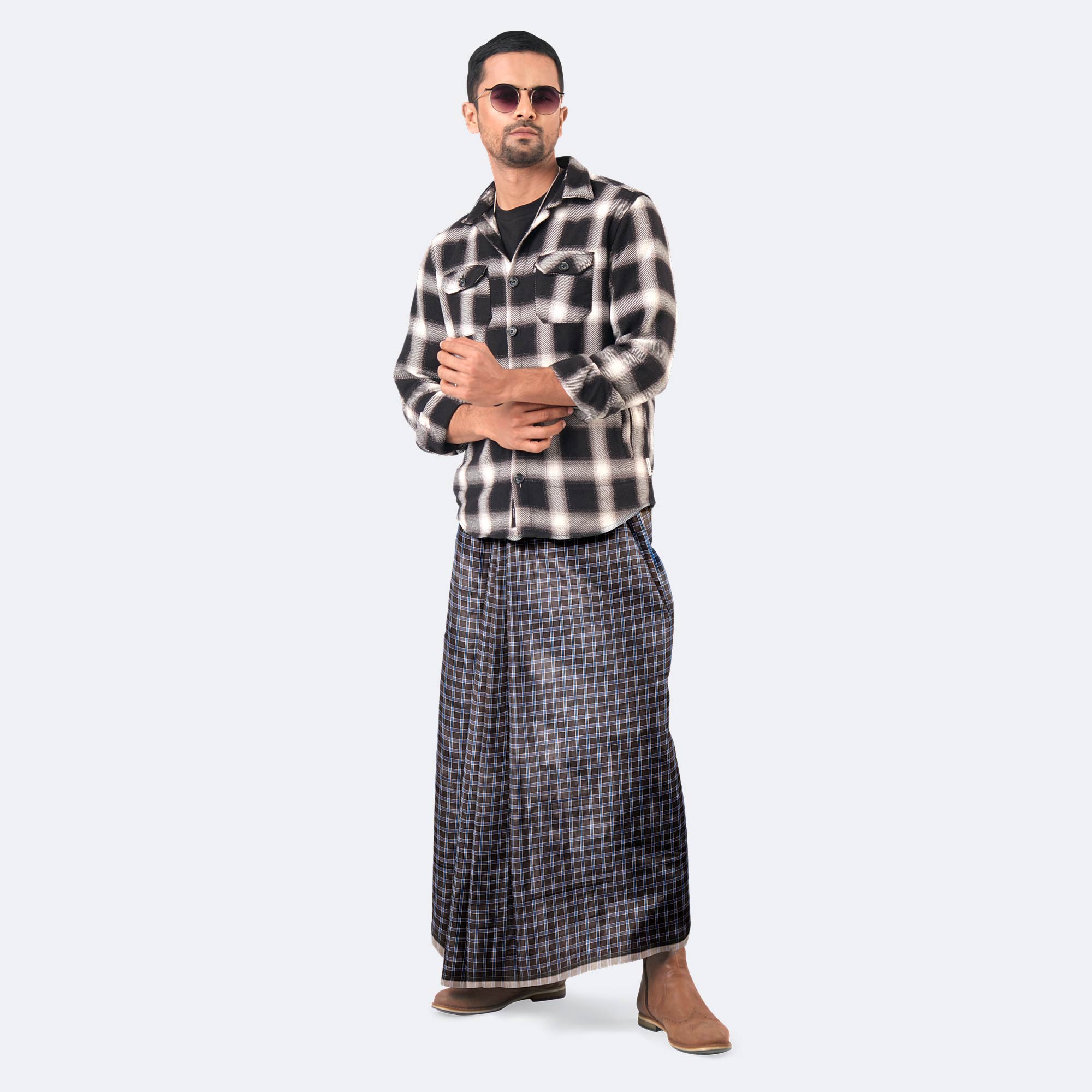 Men’s Traditional Lungi (100% Cotton) - Ullash