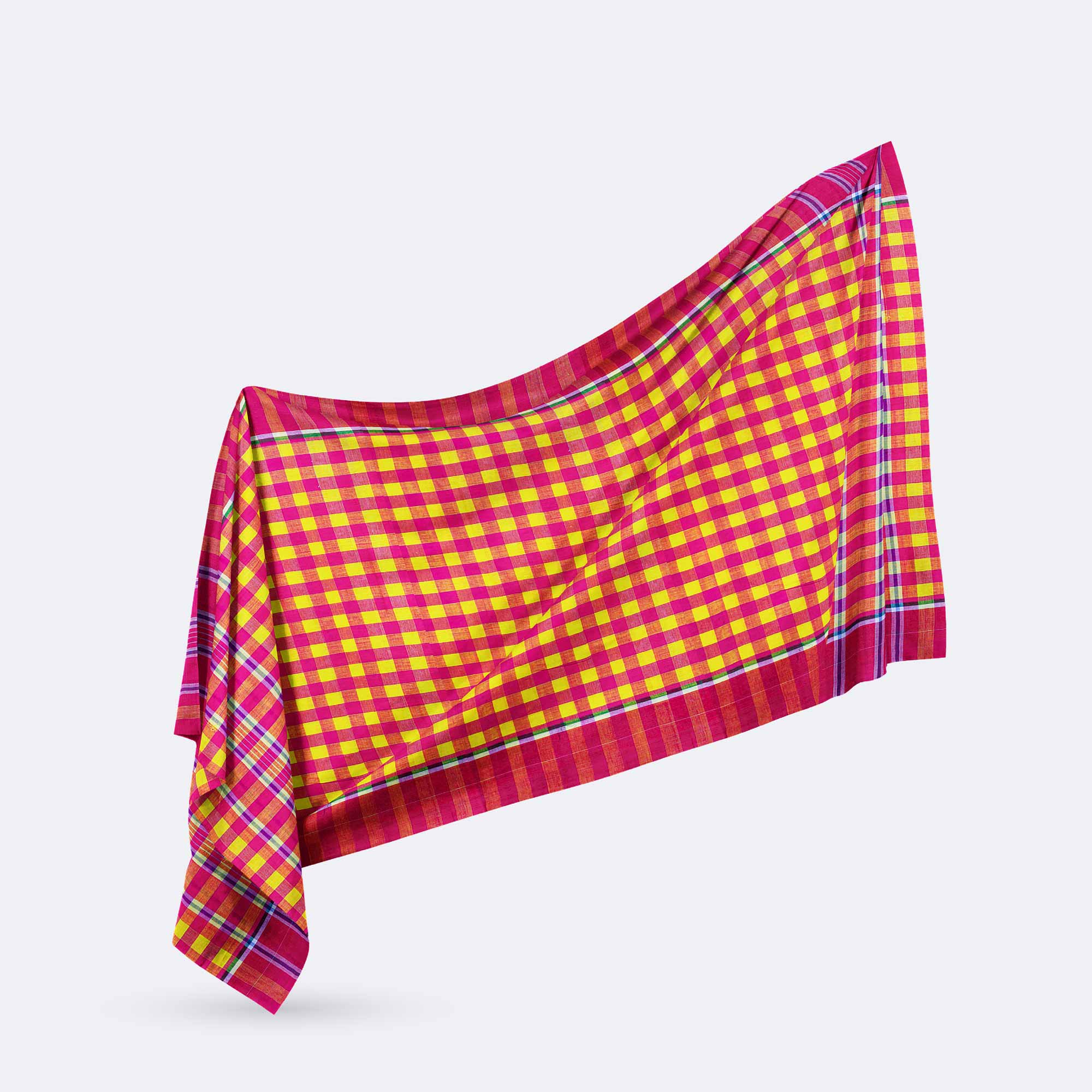 Handwoven Check Gamcha - Medium Size - Falguni