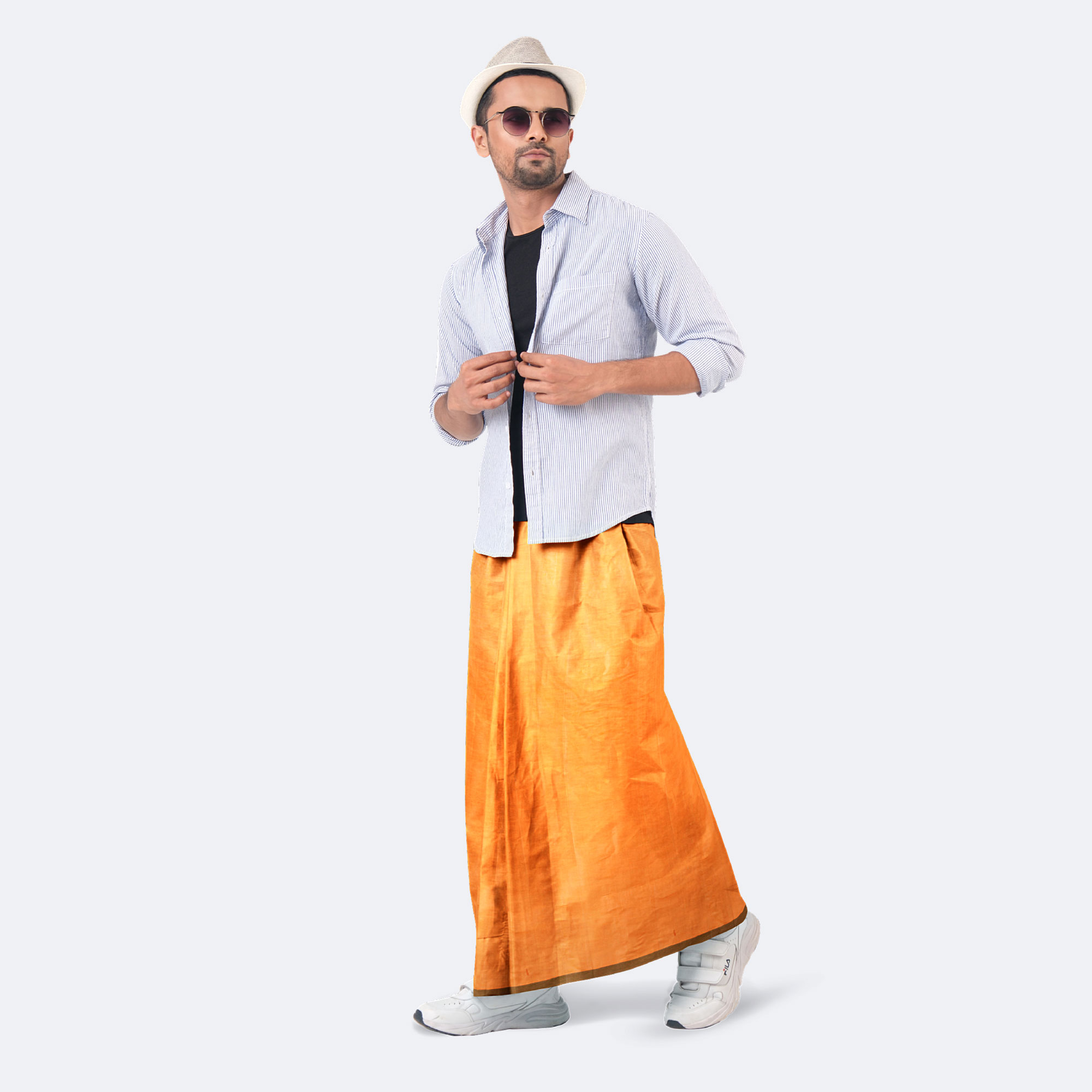 Men’s Soft Cotton Check Lungi for Maximum Comfort - Ashapurno