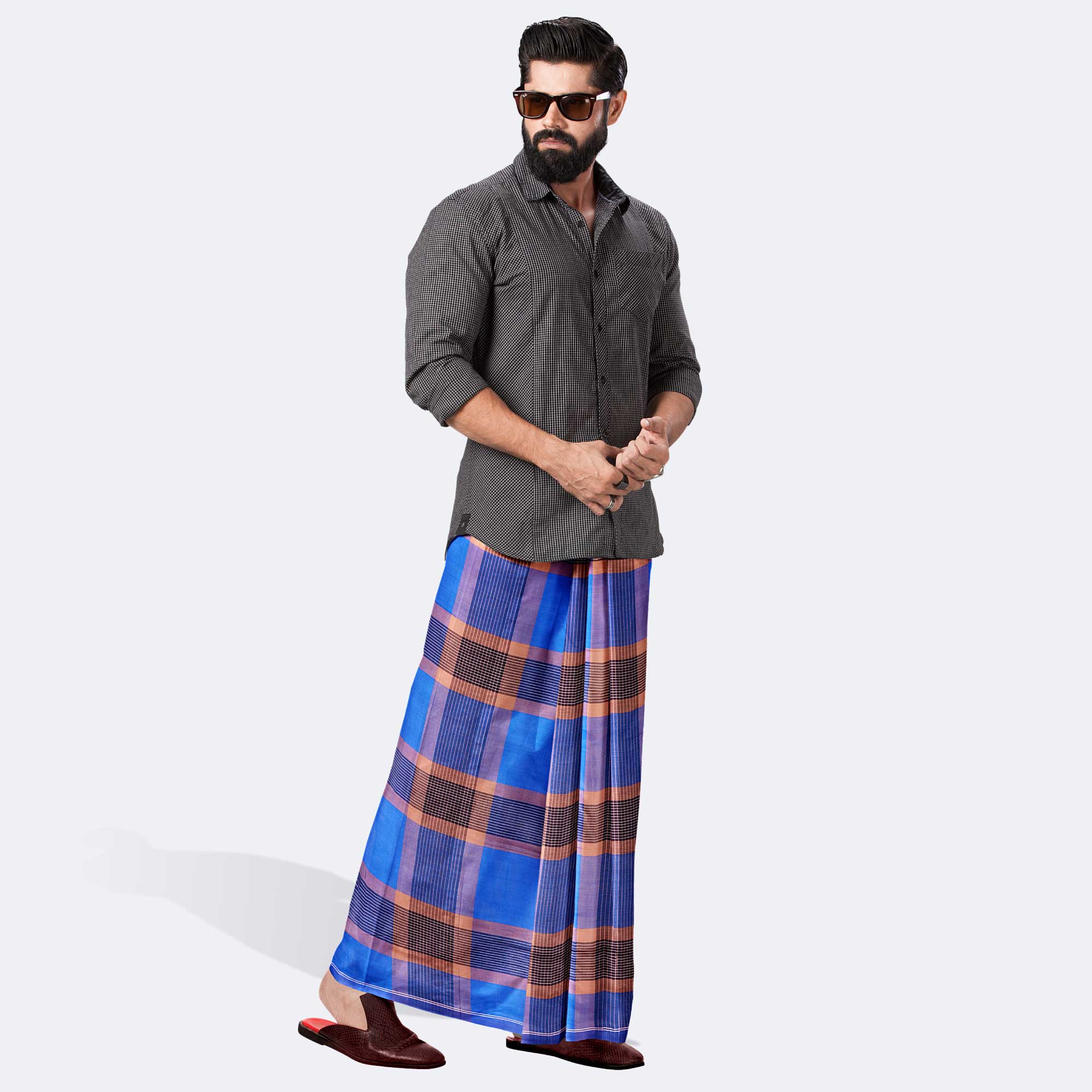 Men’s Everyday Wear Stripe Lungi - Ashirbad