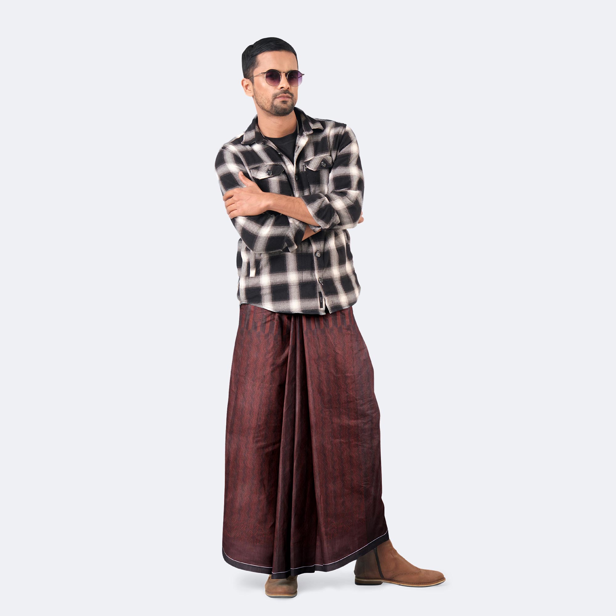 Men’s Classic & Elegant Traditional Lungi - Bikkhato