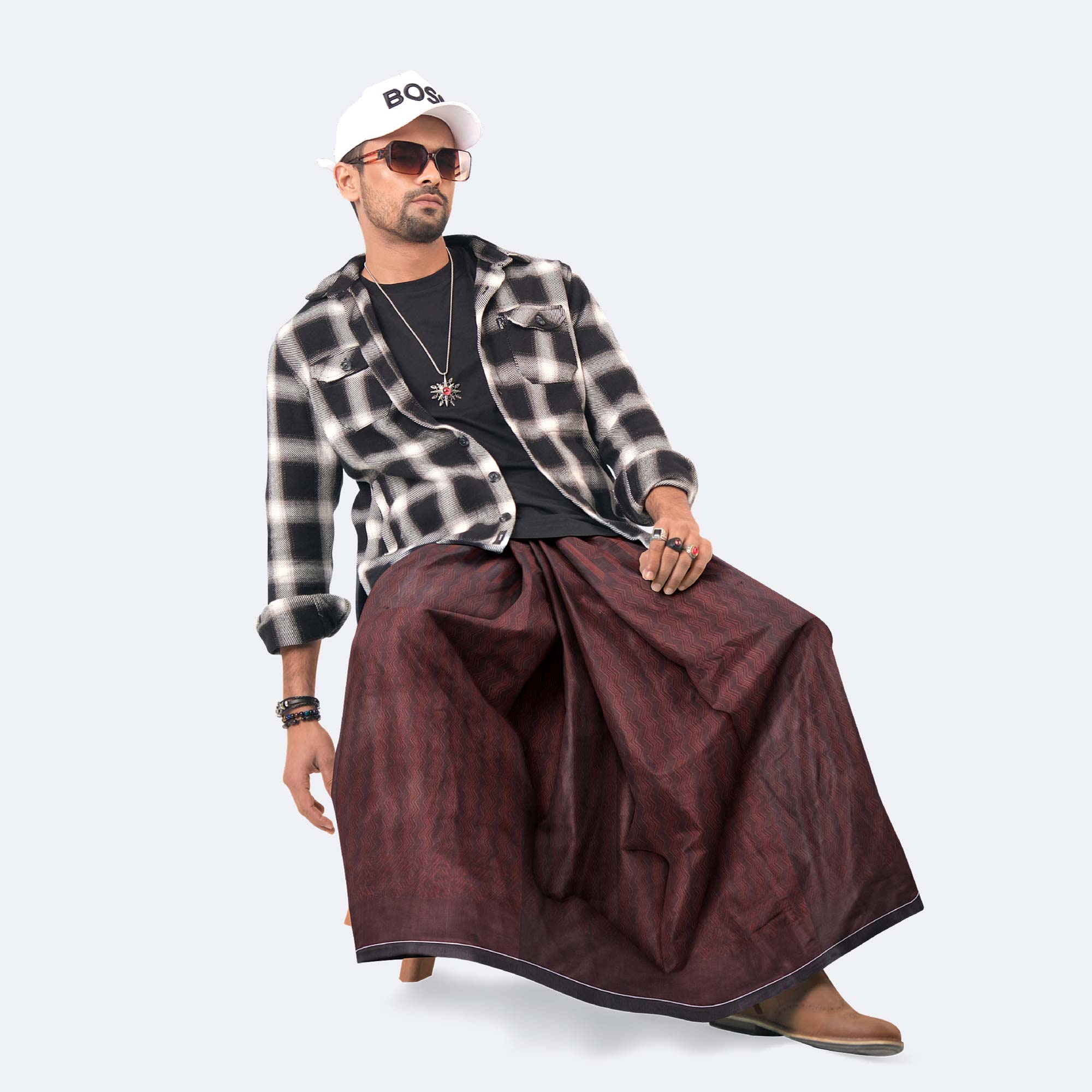 Men’s Classic & Elegant Traditional Lungi - Bikkhato