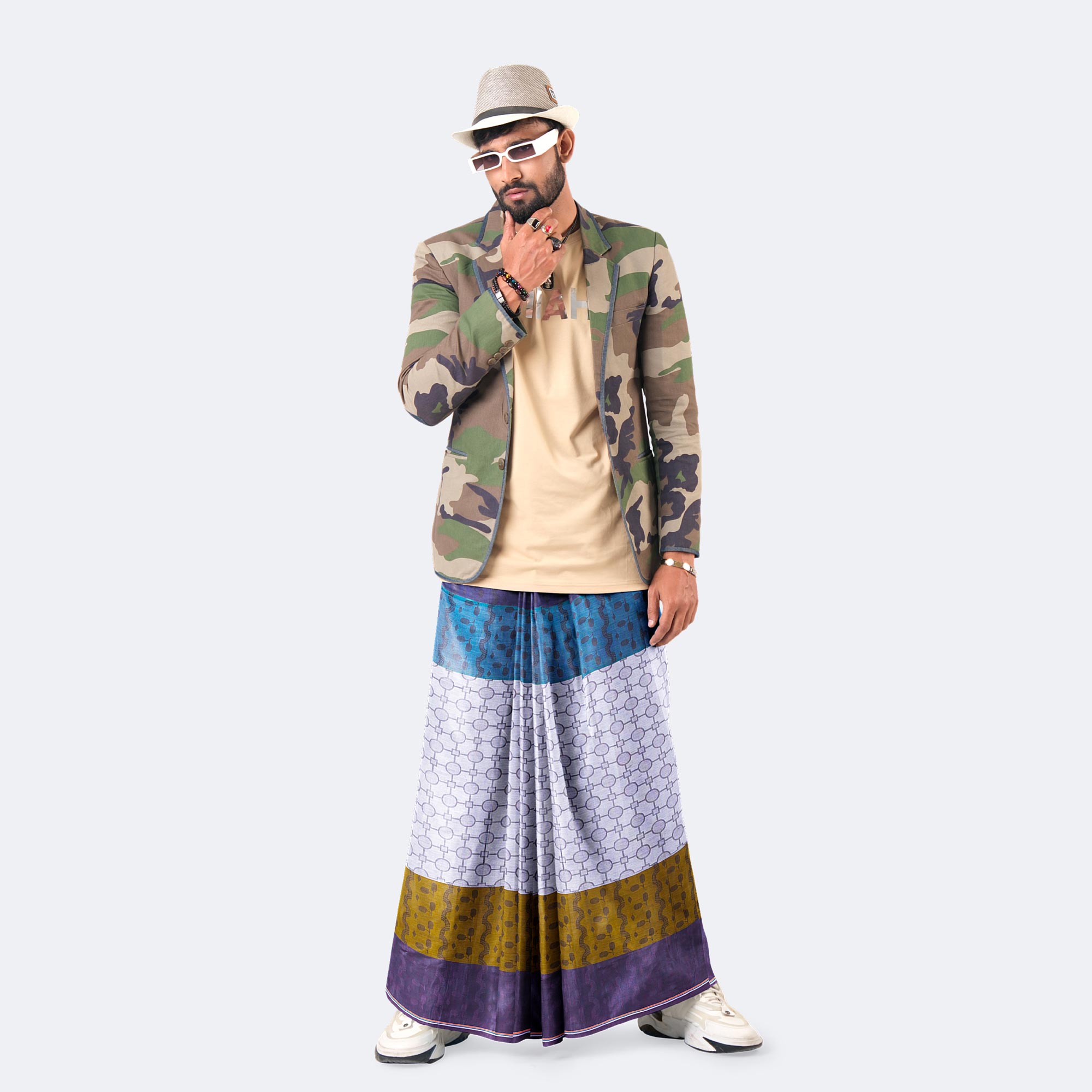 Men’s Elegant Style Traditional Lungi - Bikkhato