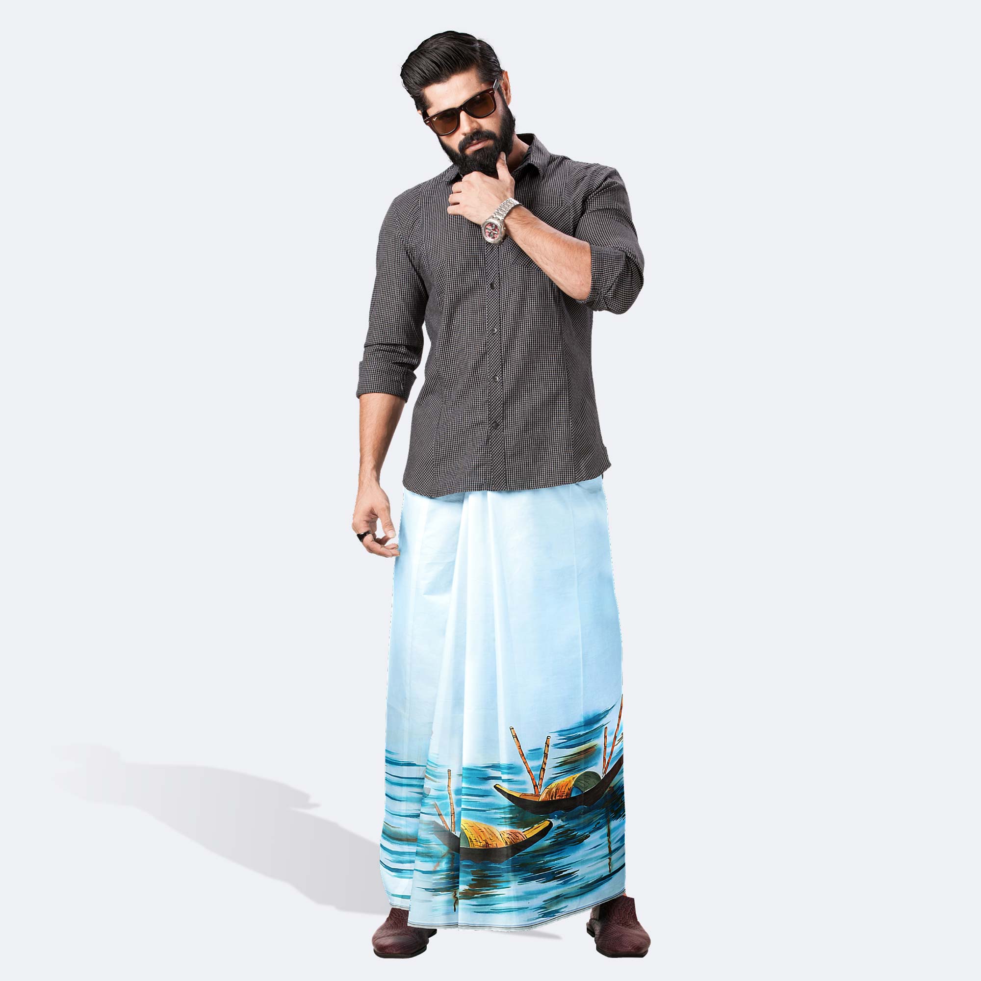 Amanat Shah Lungi - Luxury