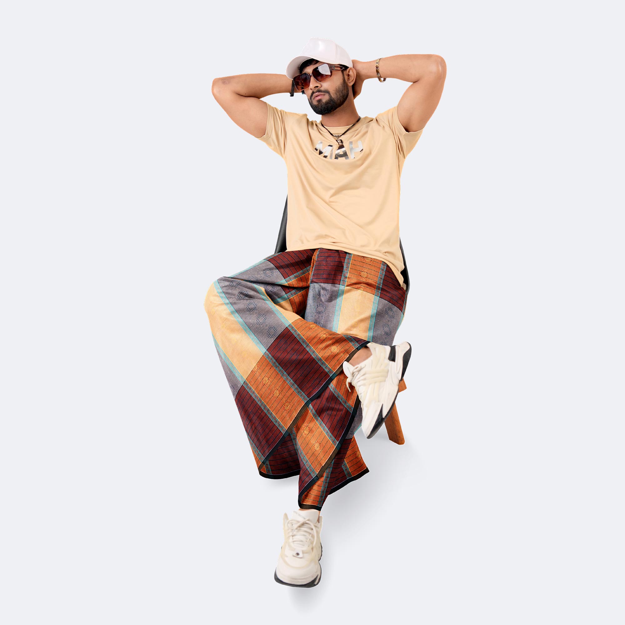 Soft & Stylish Dobby Cotton Lungi for Men - Pradhanno