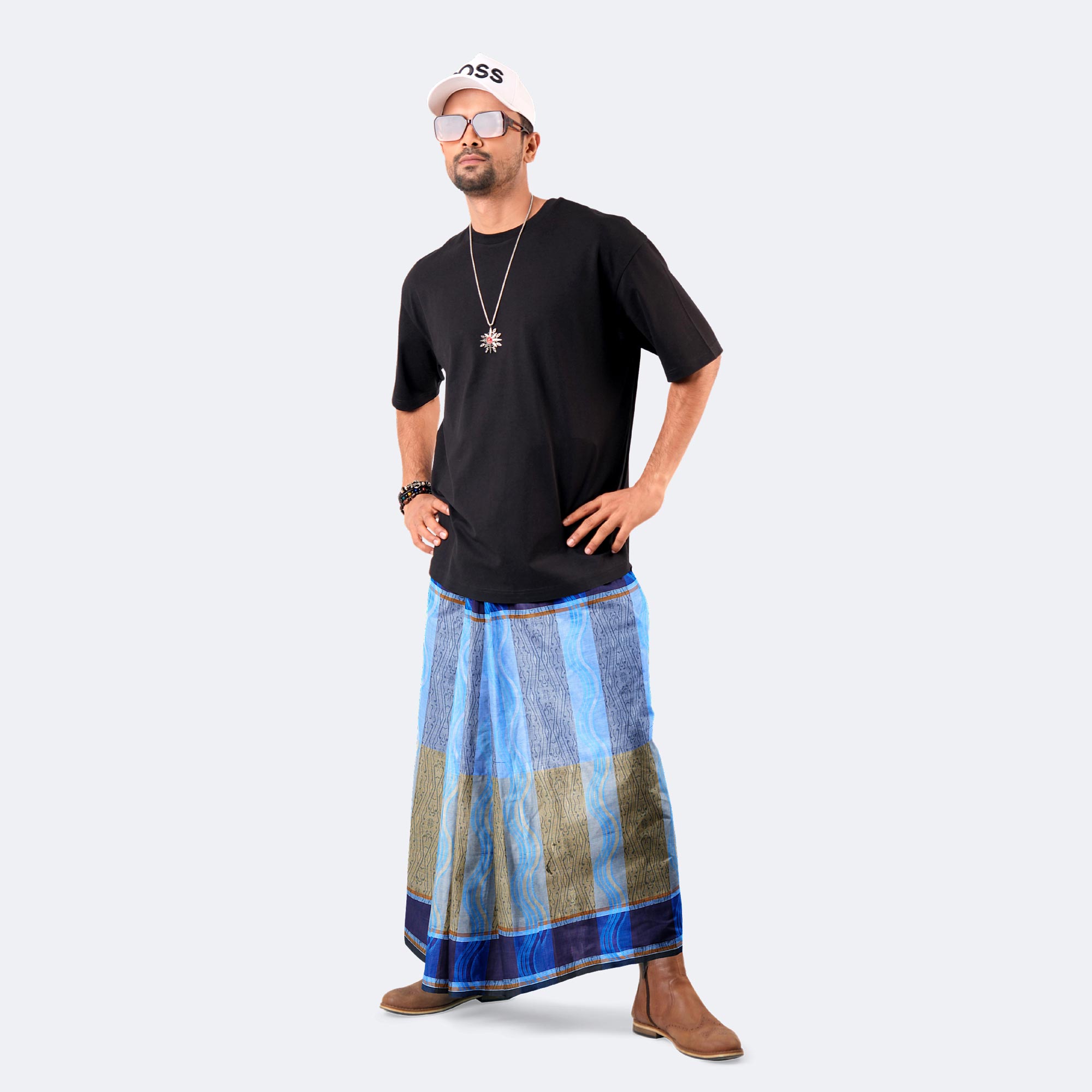 Lightweight Premium Dobby Cotton Lungi - Pradhanno