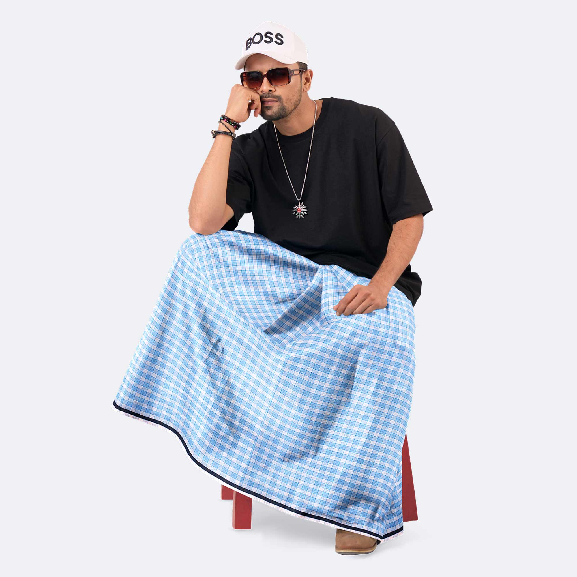 Men’s Cotton Lungi for All-Day Comfort - Rongdhano