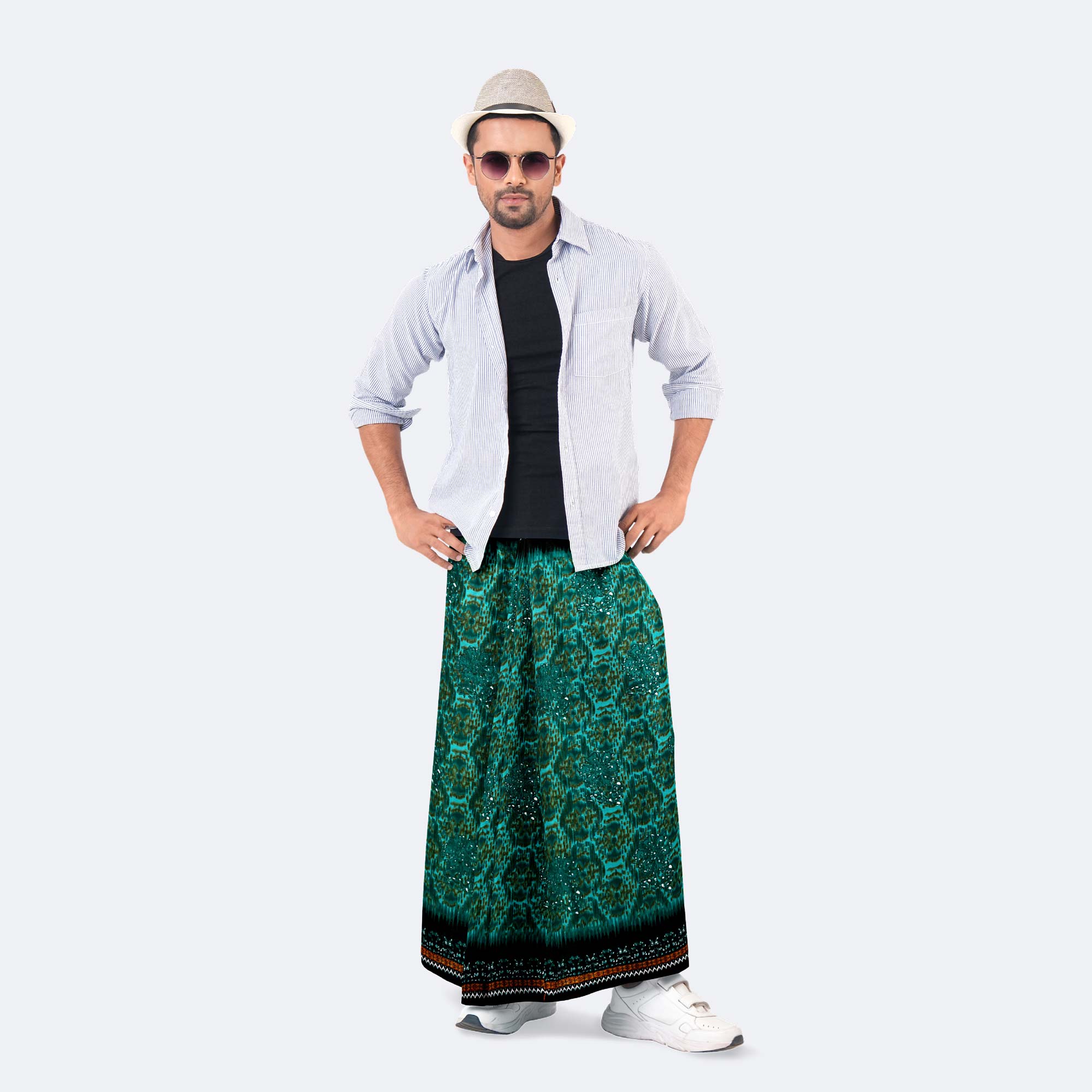 Men’s Elegant Comfort Batik Print Lungi - Saudia