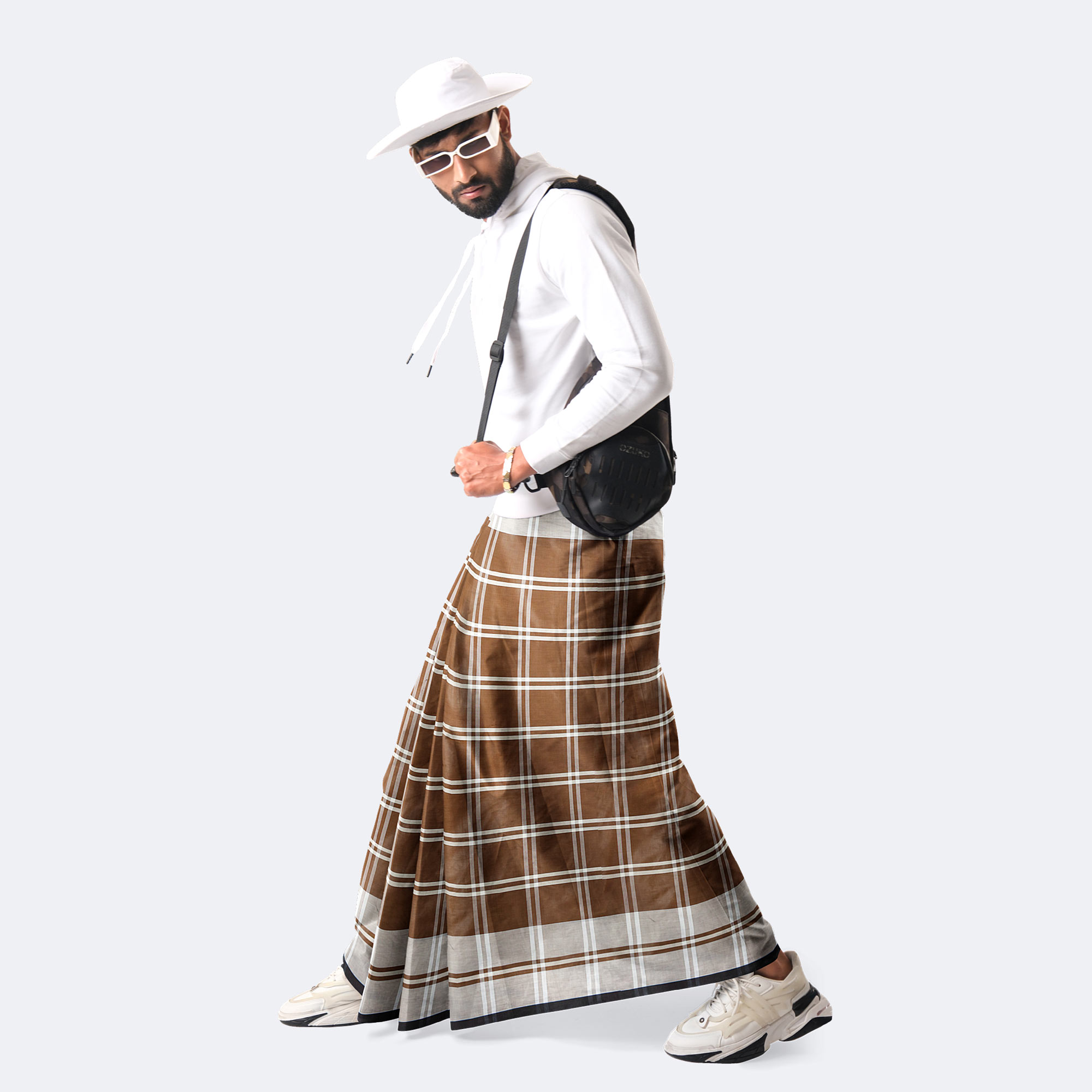 Men’s Ultra-Soft Striped Stylish Lungi - Showkhin