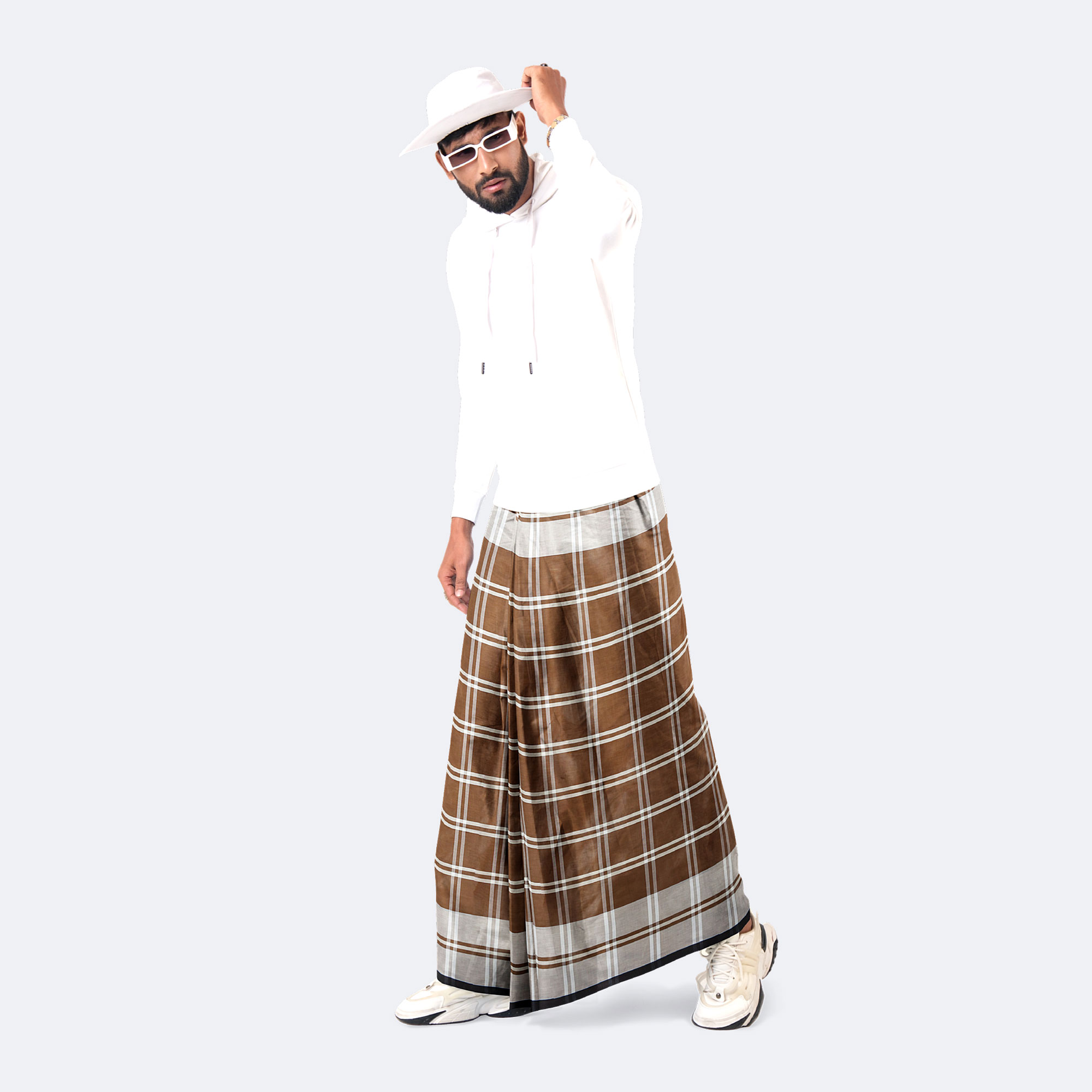 Men’s Ultra-Soft Striped Stylish Lungi - Showkhin