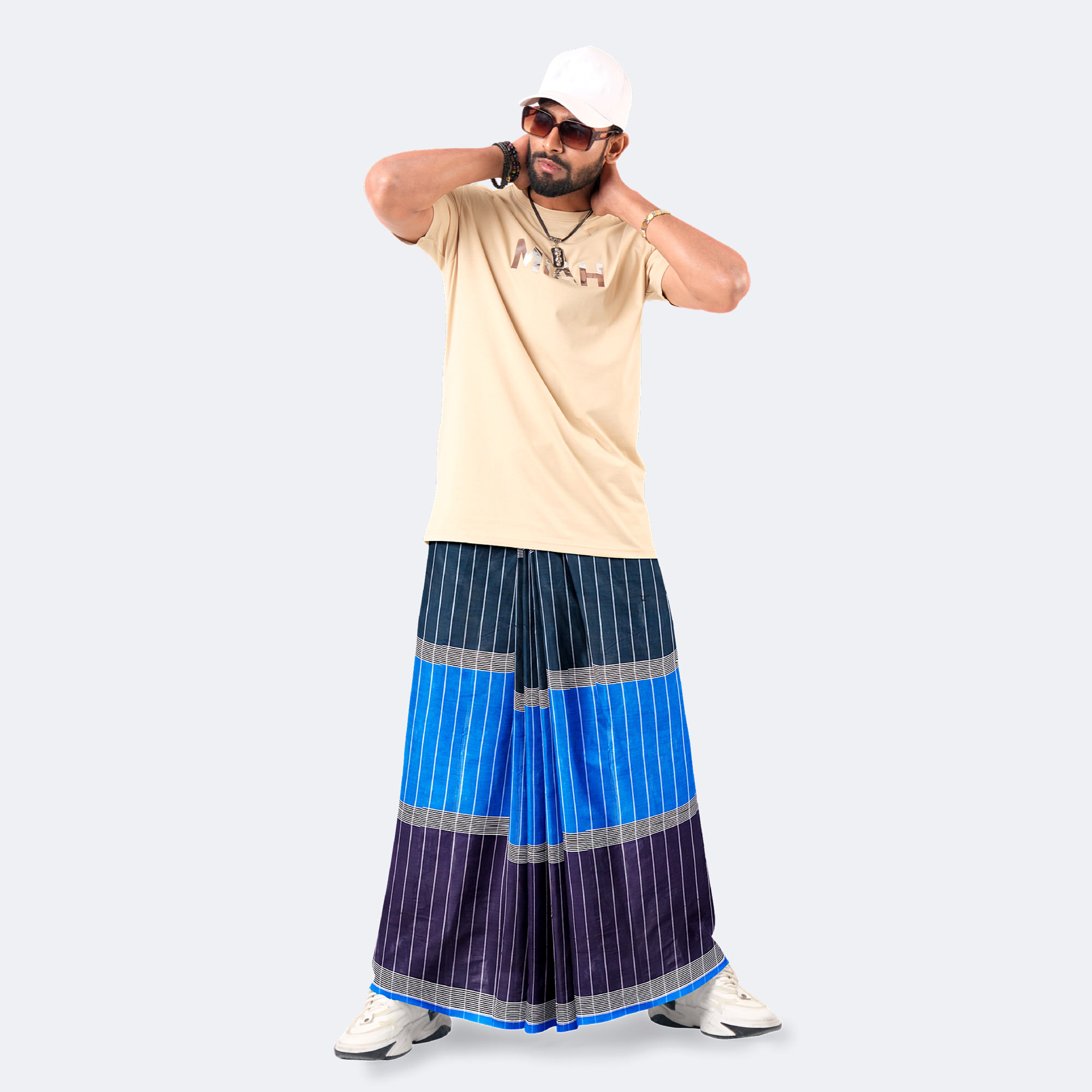 Men’s Everyday Wear 100% Cotton Lungi - Showkhin