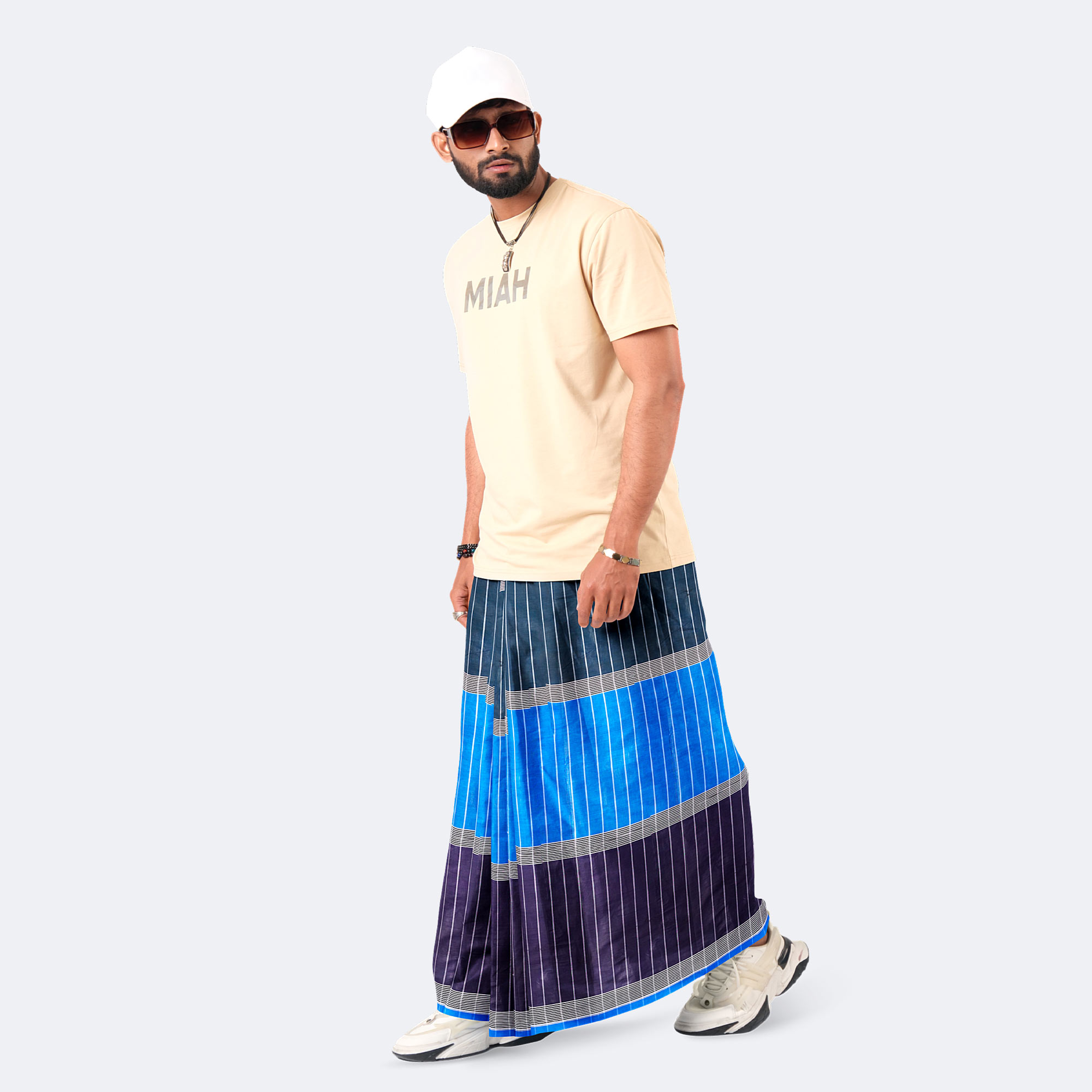 Men’s Everyday Wear 100% Cotton Lungi - Showkhin