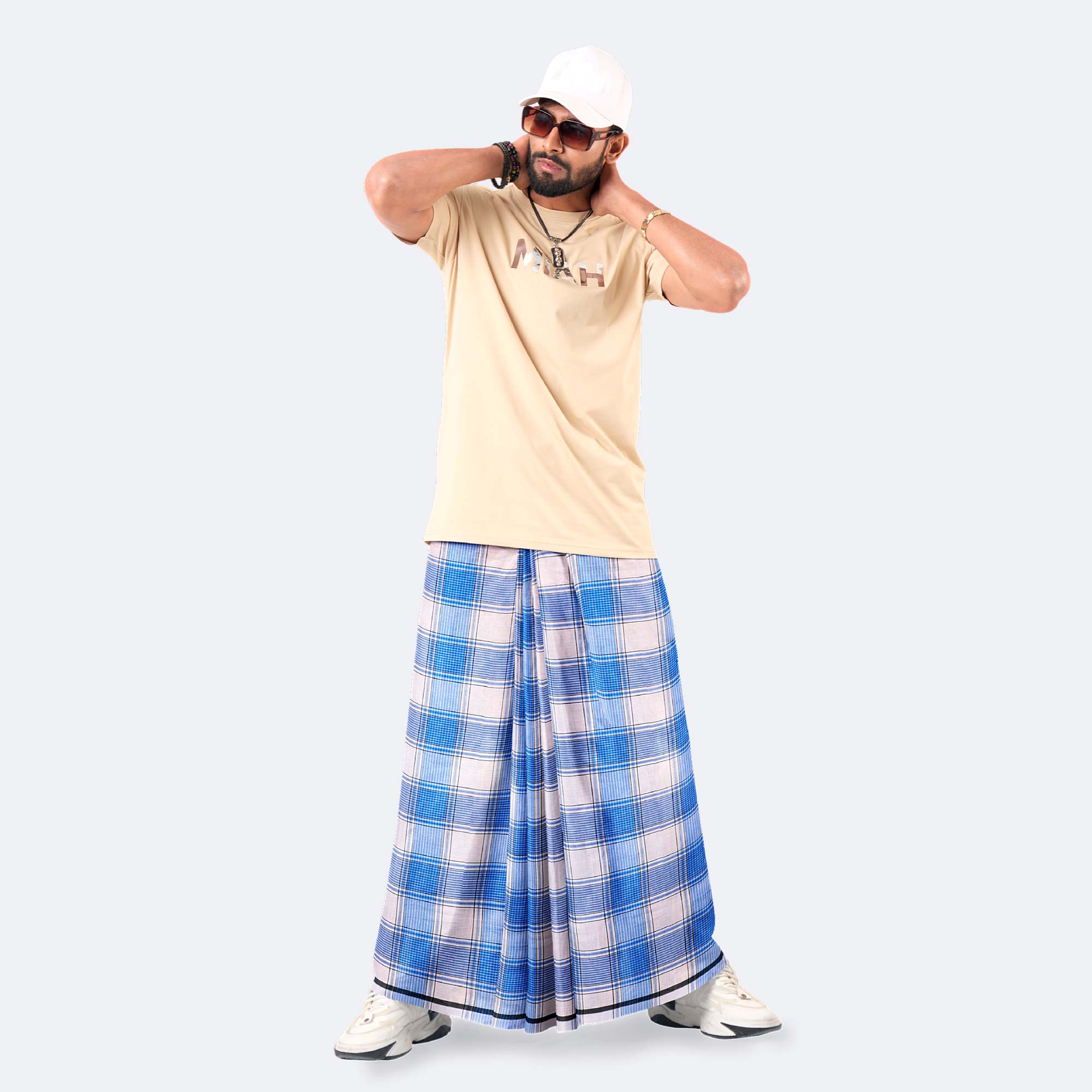 Men’s Multicolor Striped Classic Lungi - Shuveccha