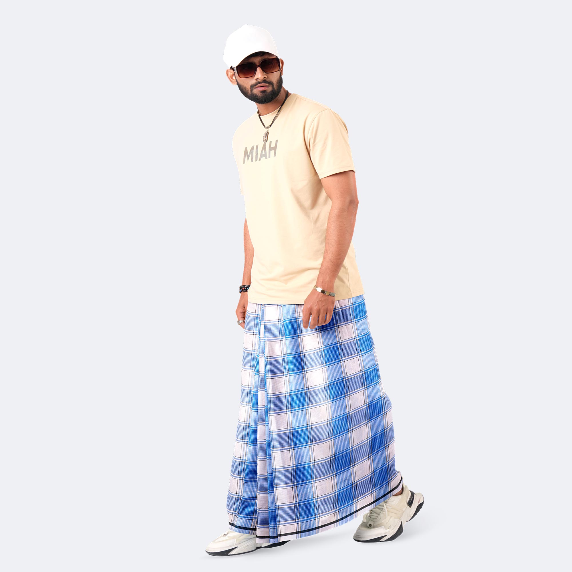 Men’s Multicolor Striped Classic Lungi - Shuveccha