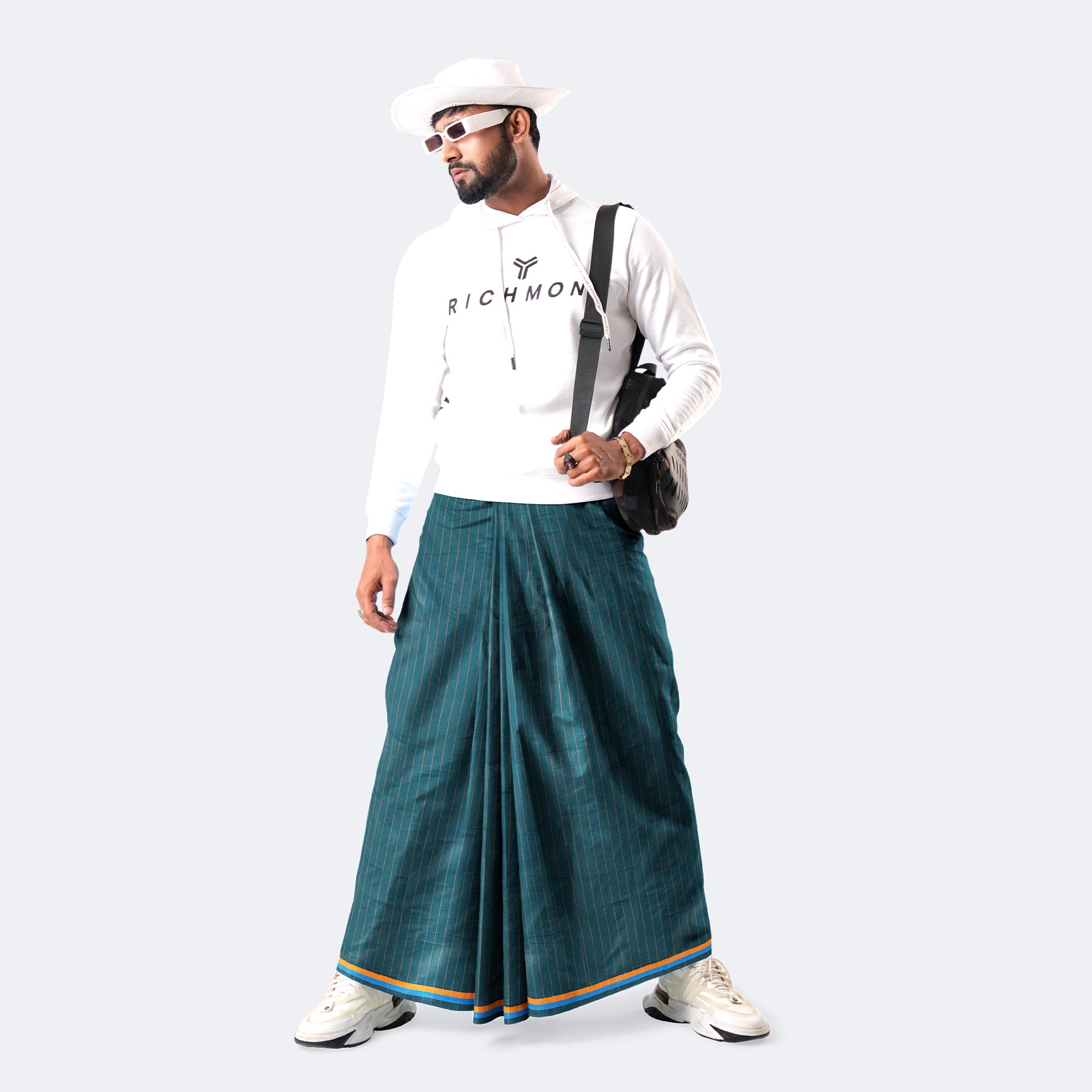 Traditional Modern Check Stylish Lungi - Somman