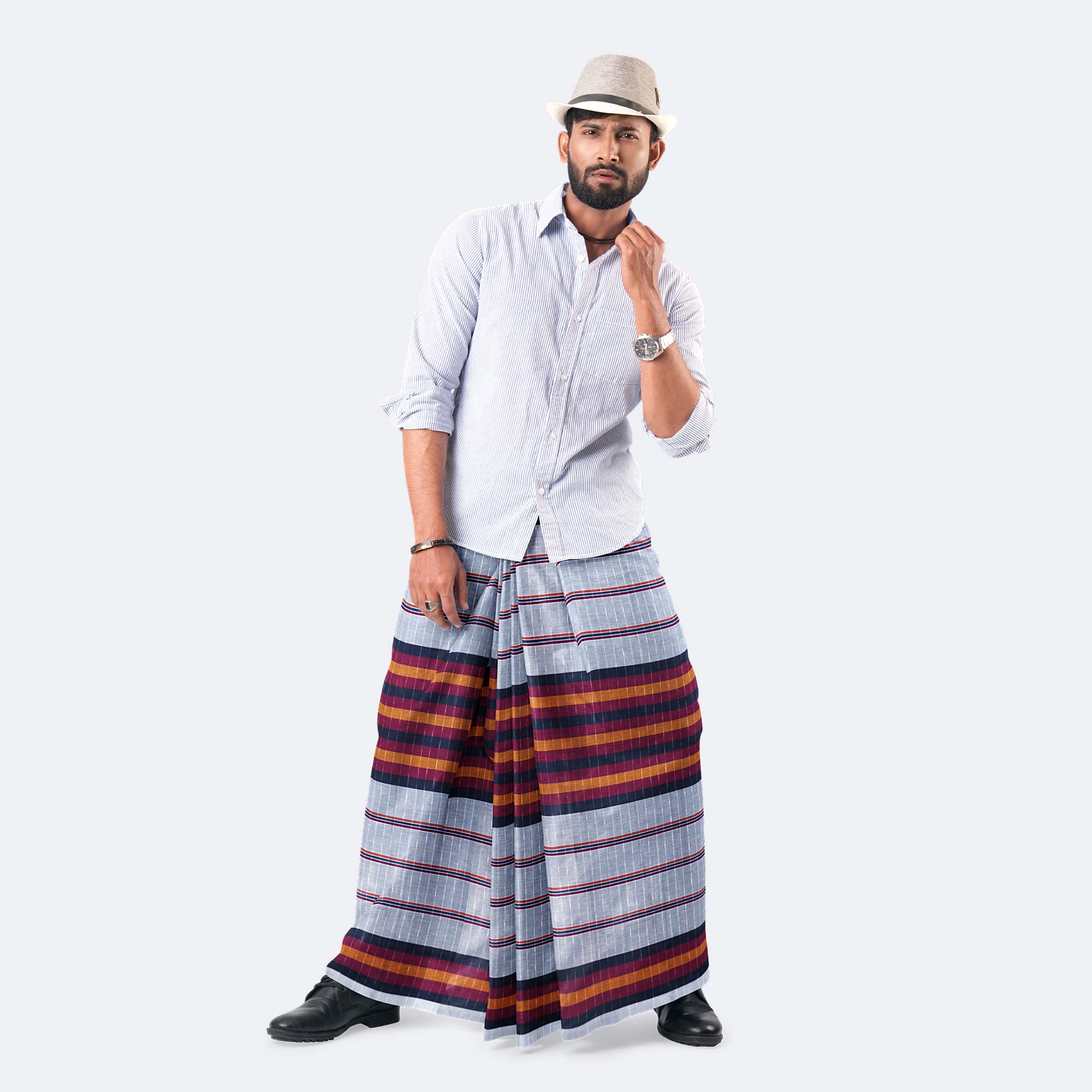 Amanat Shah Lungi - Style