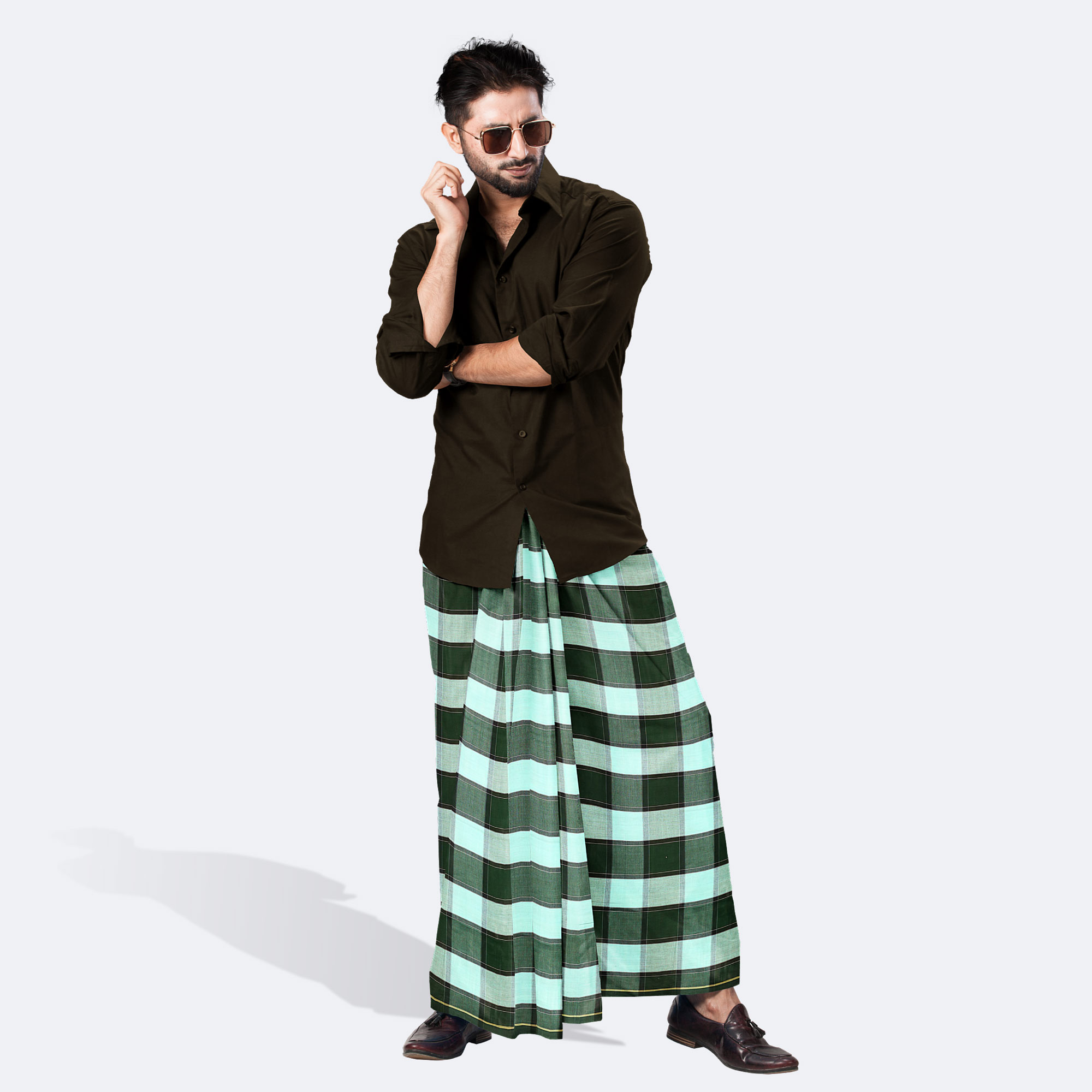 Men’s Colorful Stripe Design Cotton Lungi - Supreme