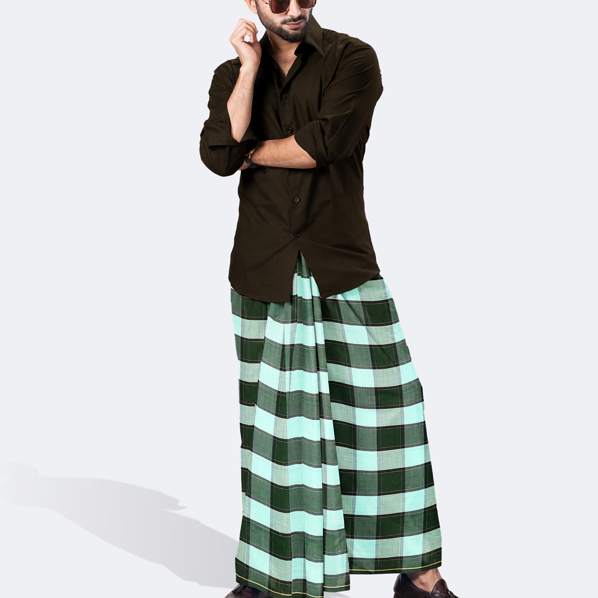 Men’s Colorful Stripe Design Cotton Lungi - Supreme